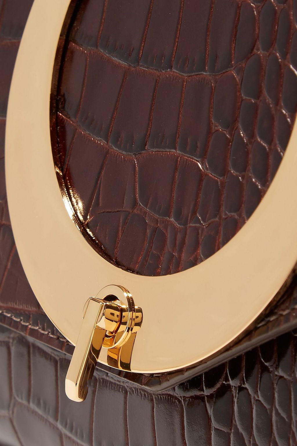 TRADEMARK Harriet croc-effect leather tote
