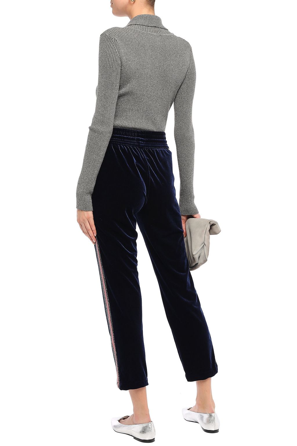 tapered striped pants