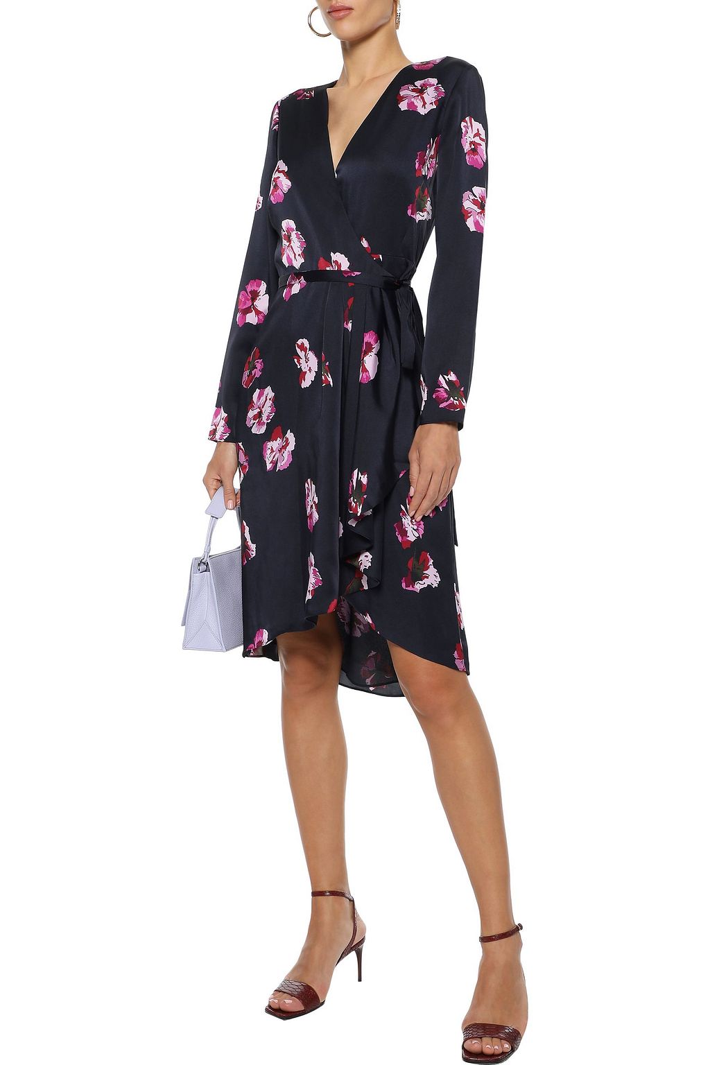 joie miltona floral wrap dress