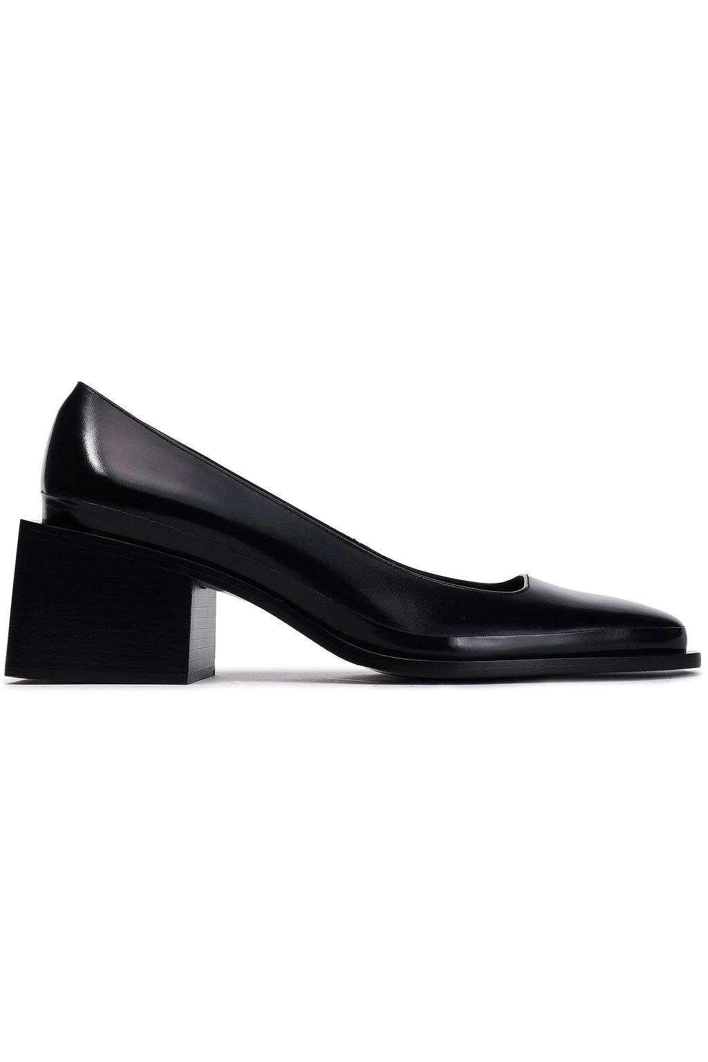 jil sander leather pumps