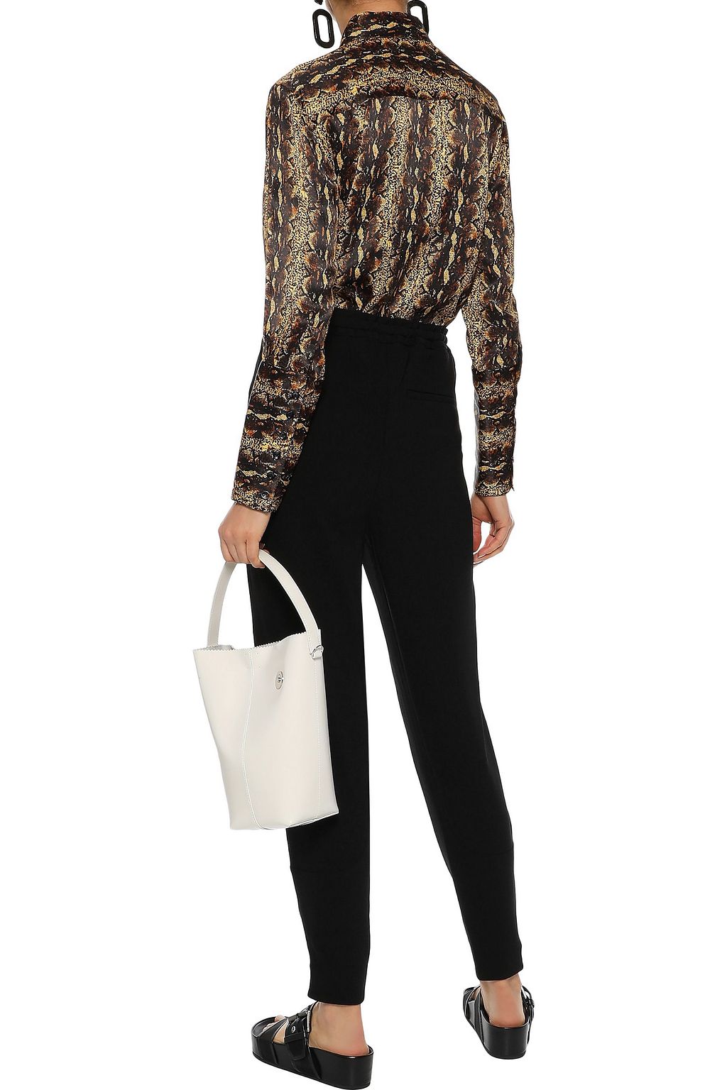 MARNI Crepe tapered pants