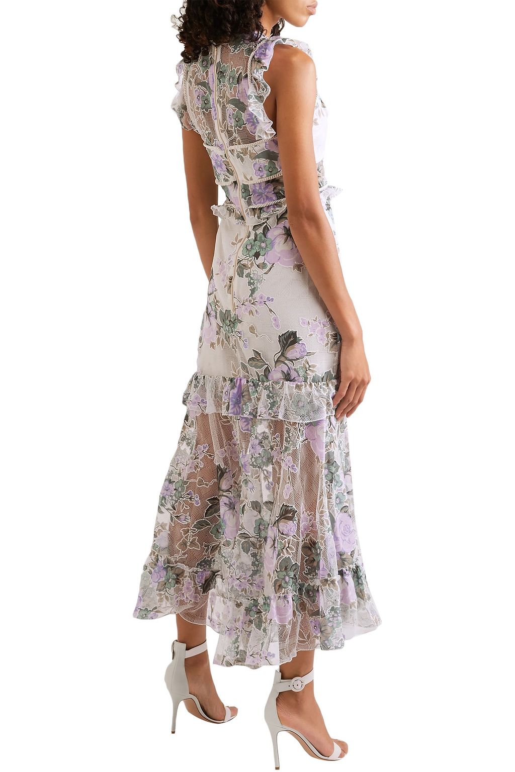 ALICE McCALL Oh So Lovely floral-print mesh midi dress