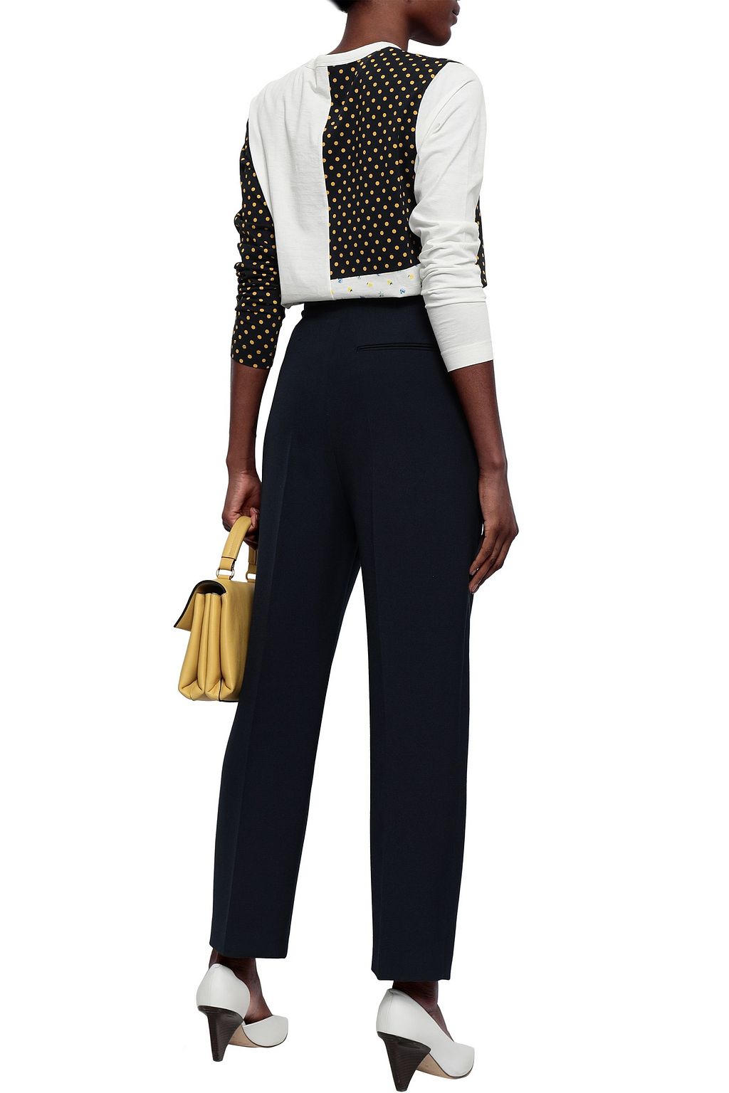 JOSEPH Virgin wool-blend straight-leg pants