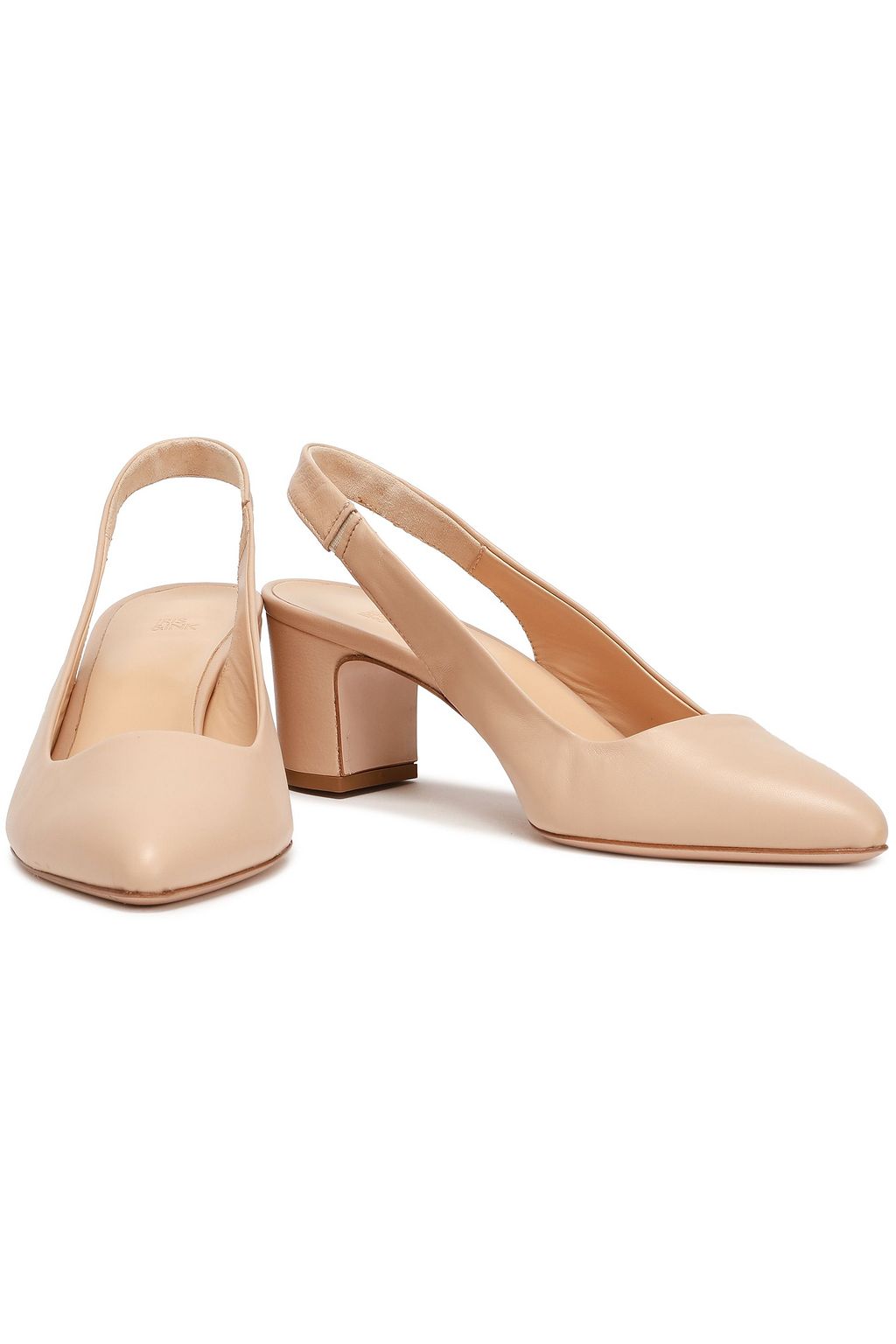 IRIS & INK Lillian leather slingback pumps