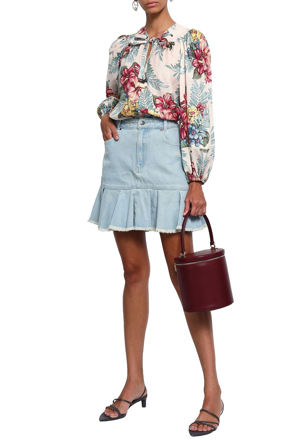 zimmerman denim skirt