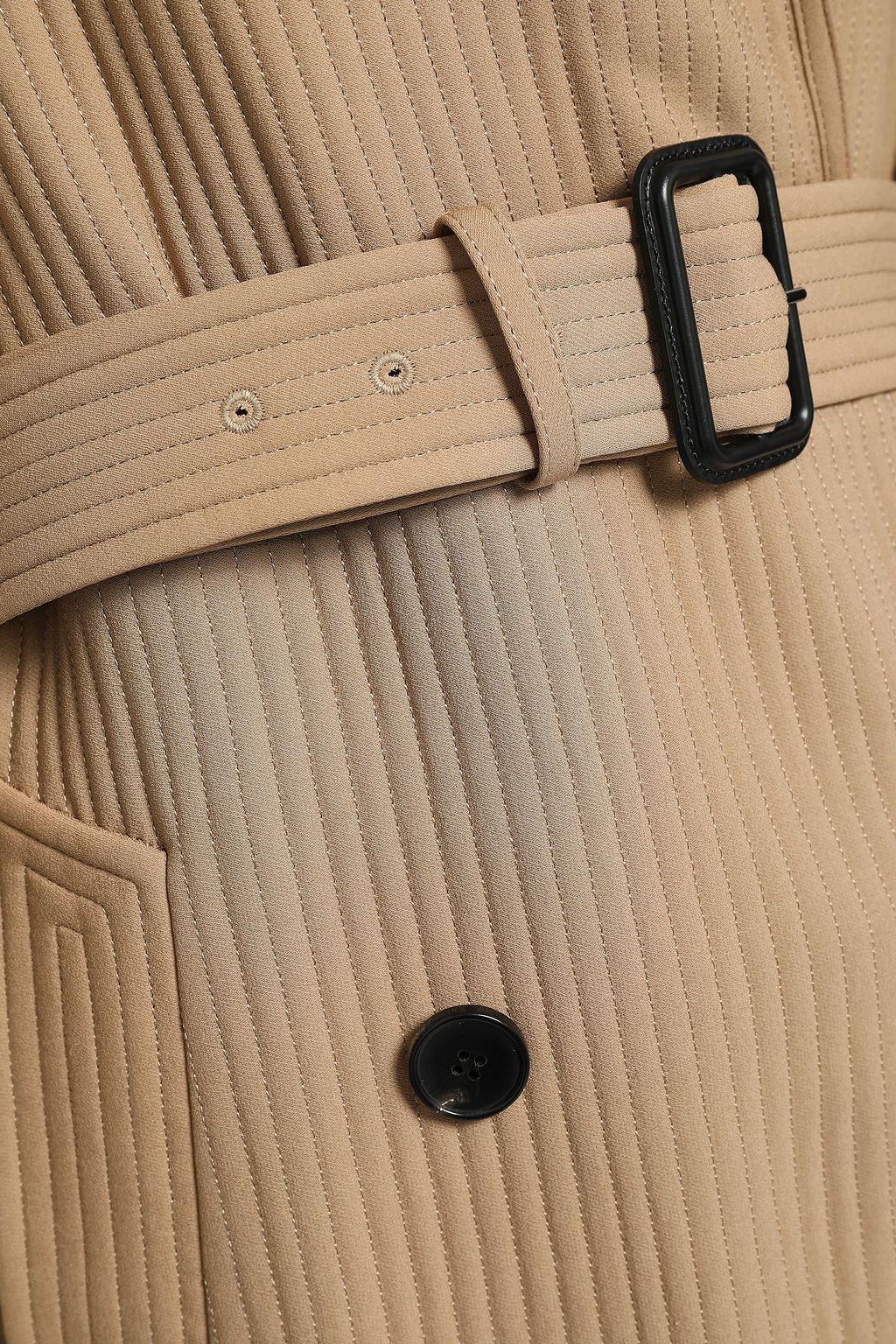 VALENTINO GARAVANI Quilted silk-crepe trench coat