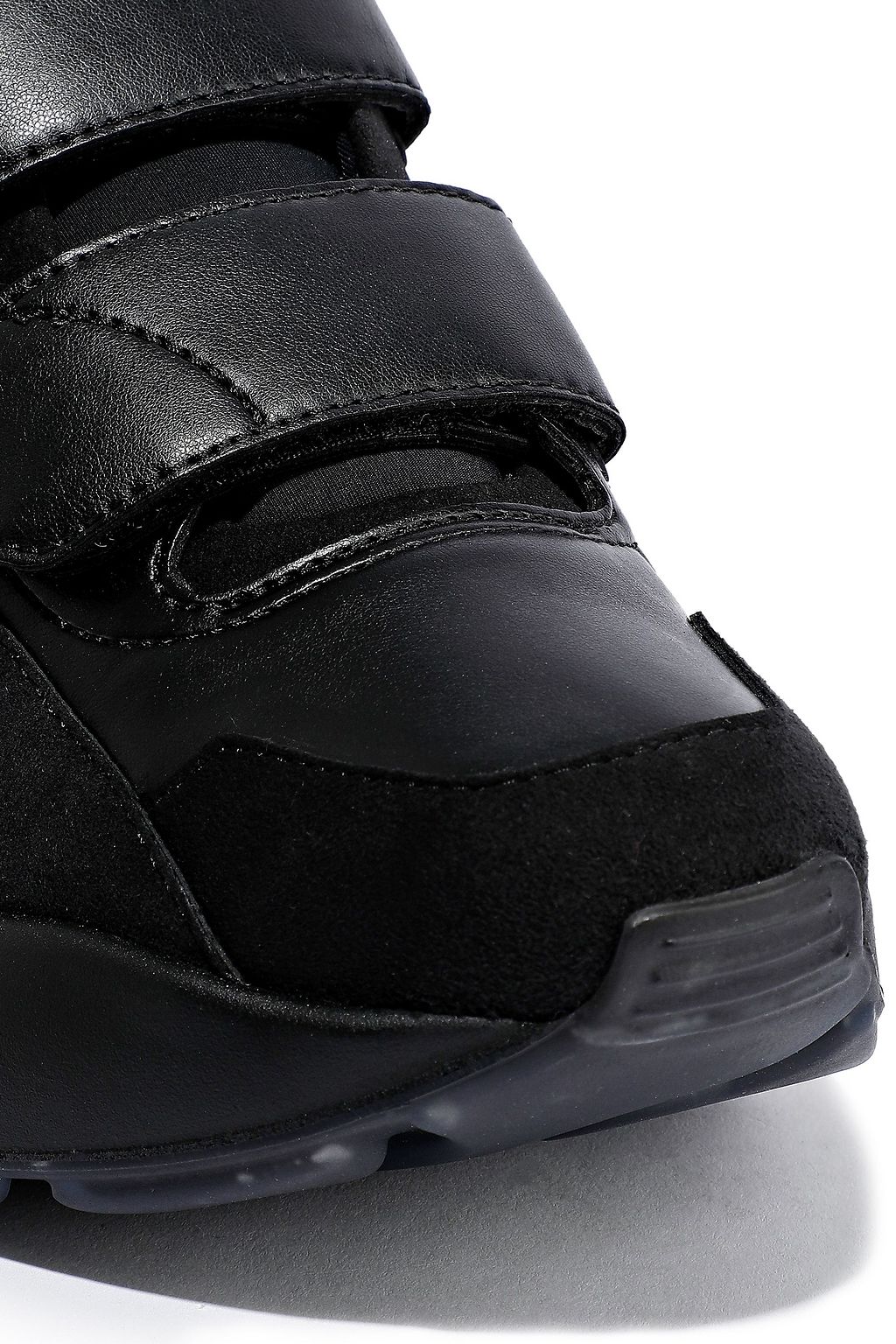 STELLA MCCARTNEY Eclypse neoprene, faux suede and leather sneakers