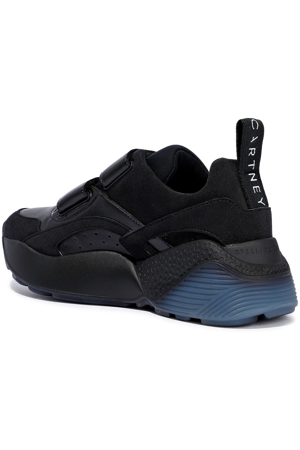 STELLA MCCARTNEY Eclypse neoprene, faux suede and leather sneakers