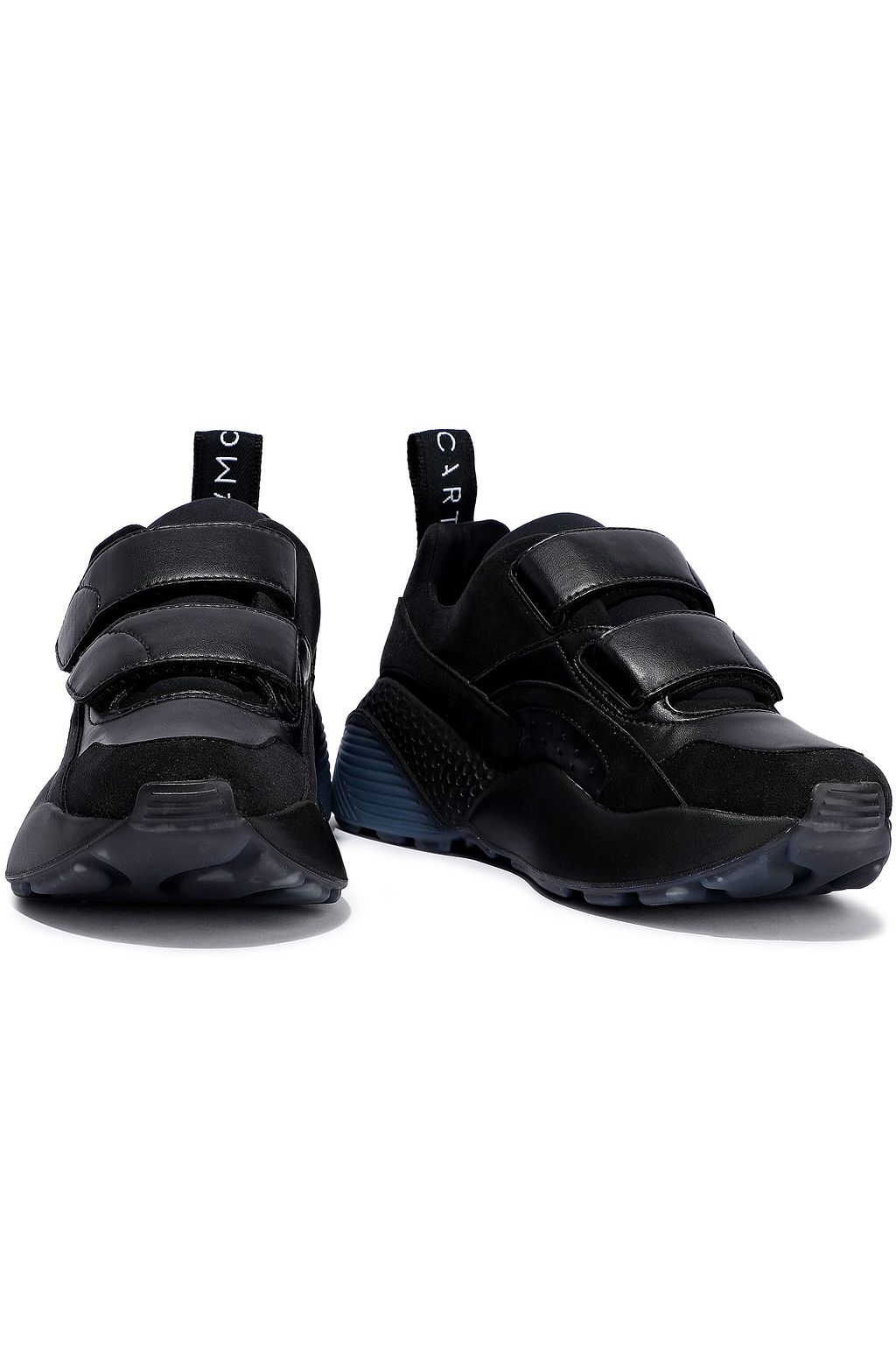STELLA MCCARTNEY Eclypse neoprene, faux suede and leather sneakers