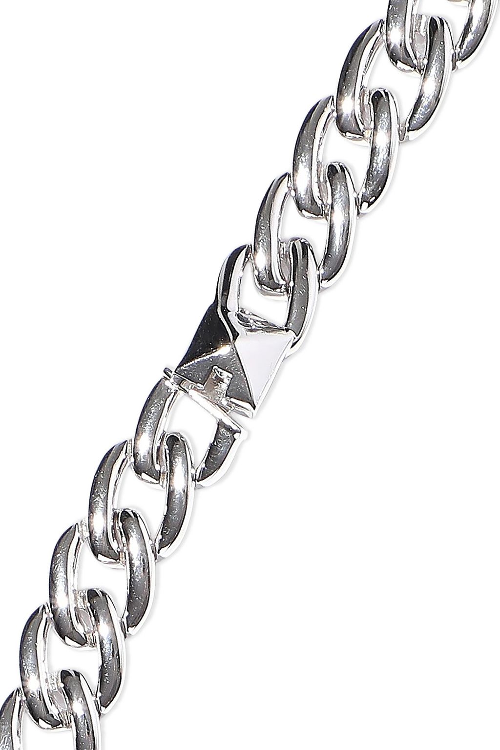 NOIR JEWELRY Chain Gang rhodium-plated crystal choker