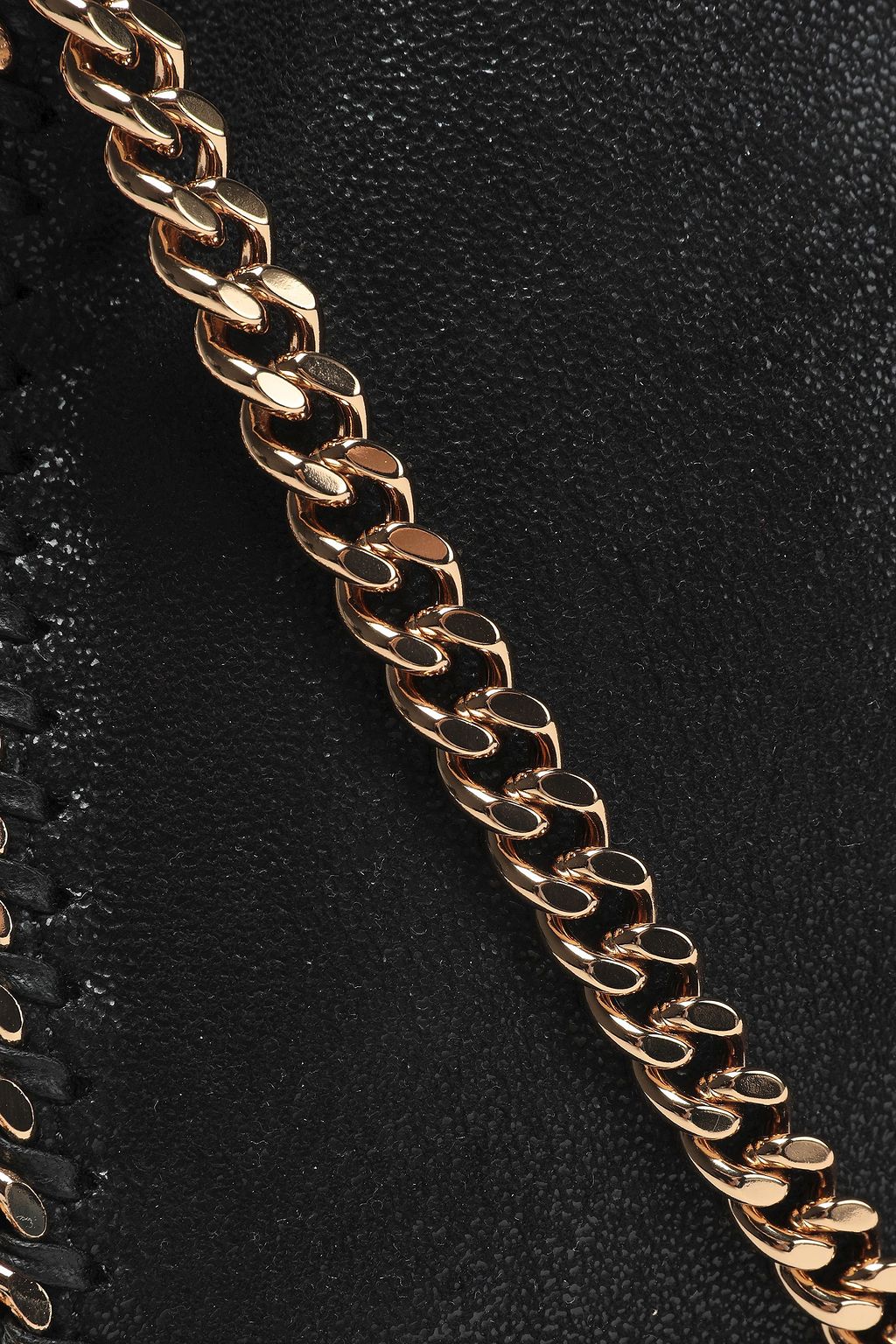 STELLA MCCARTNEY Falabella faux brushed-leather shoulder bag
