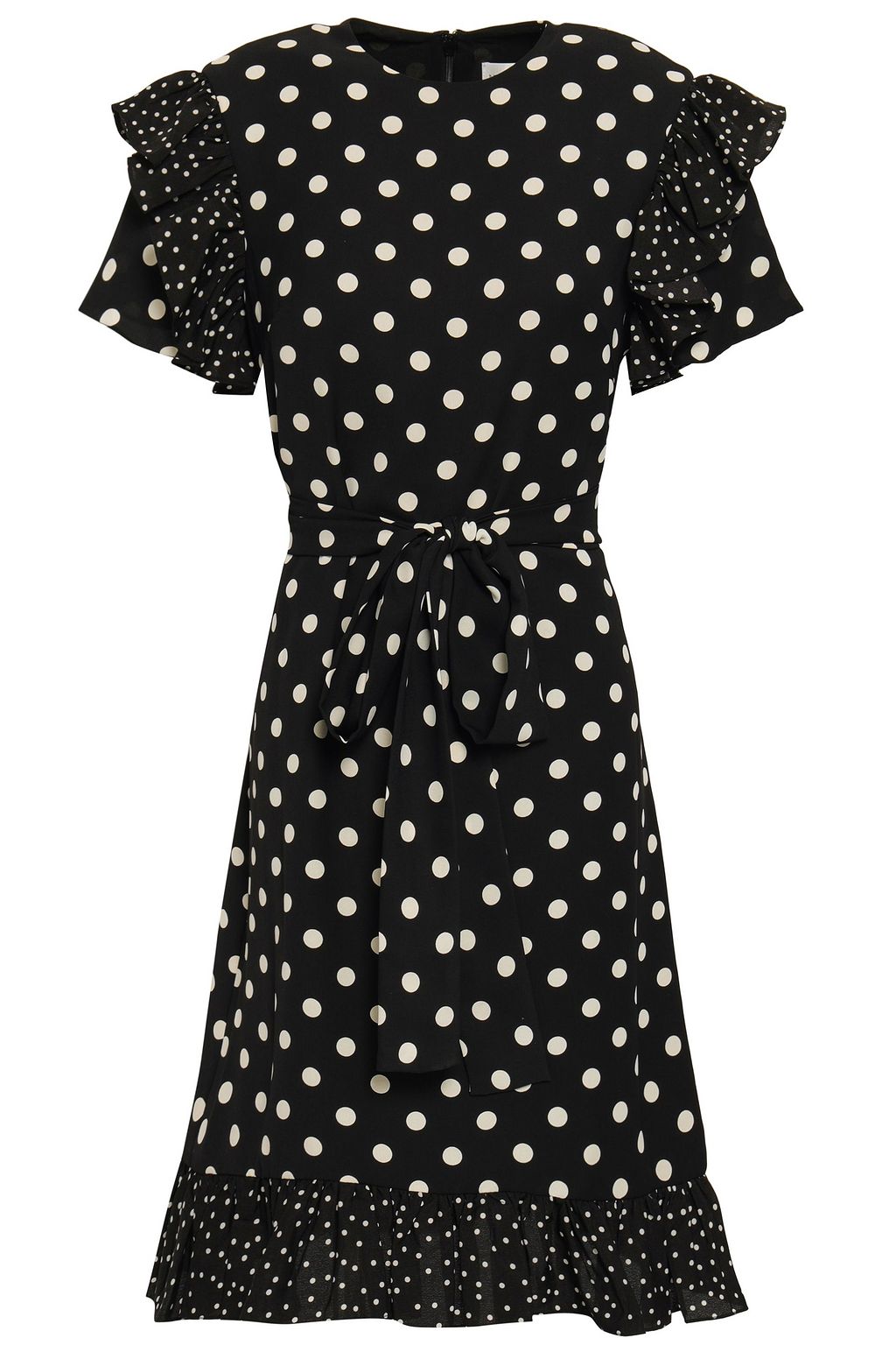 mikael aghal polka dot dress