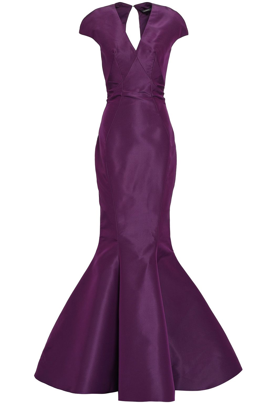 zac posen purple dress