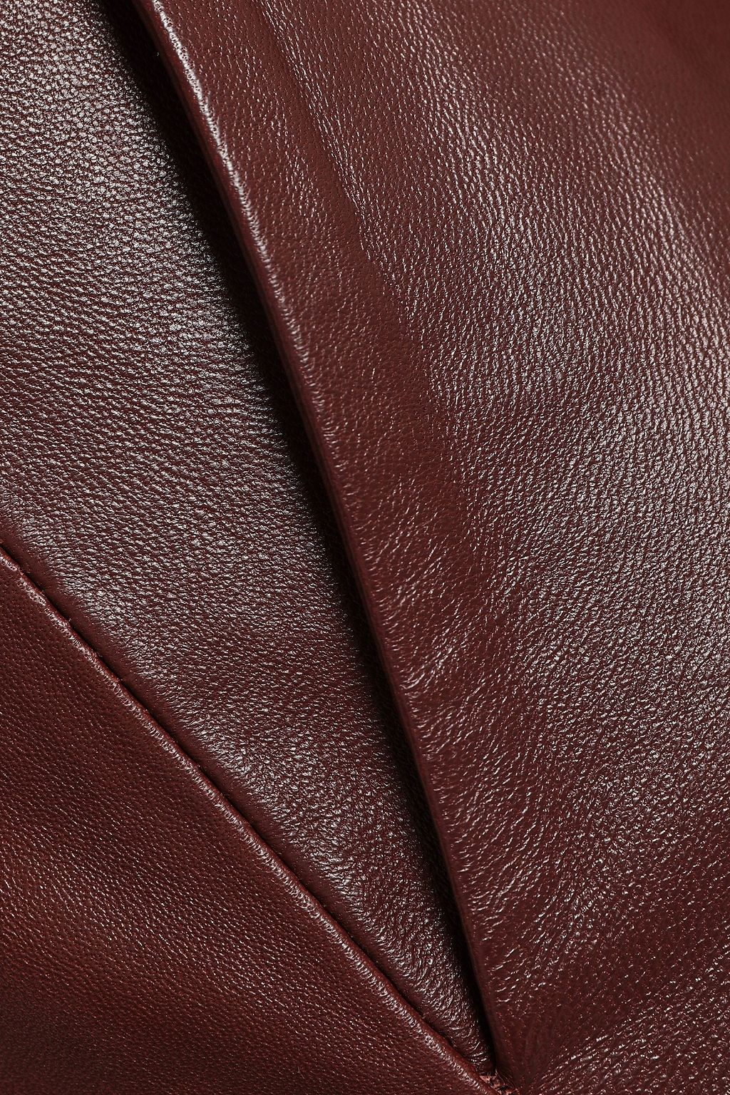 MUUBAA Impala leather mini skirt