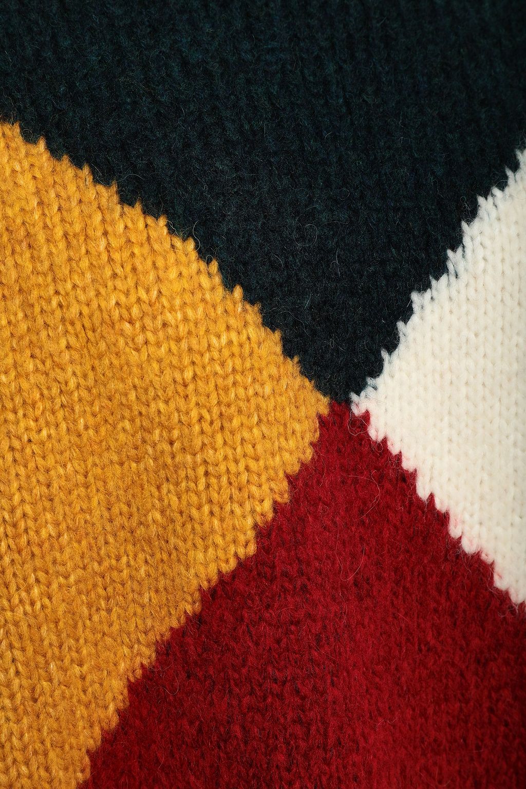 DEREK LAM Color-block intarsia-knit sweater