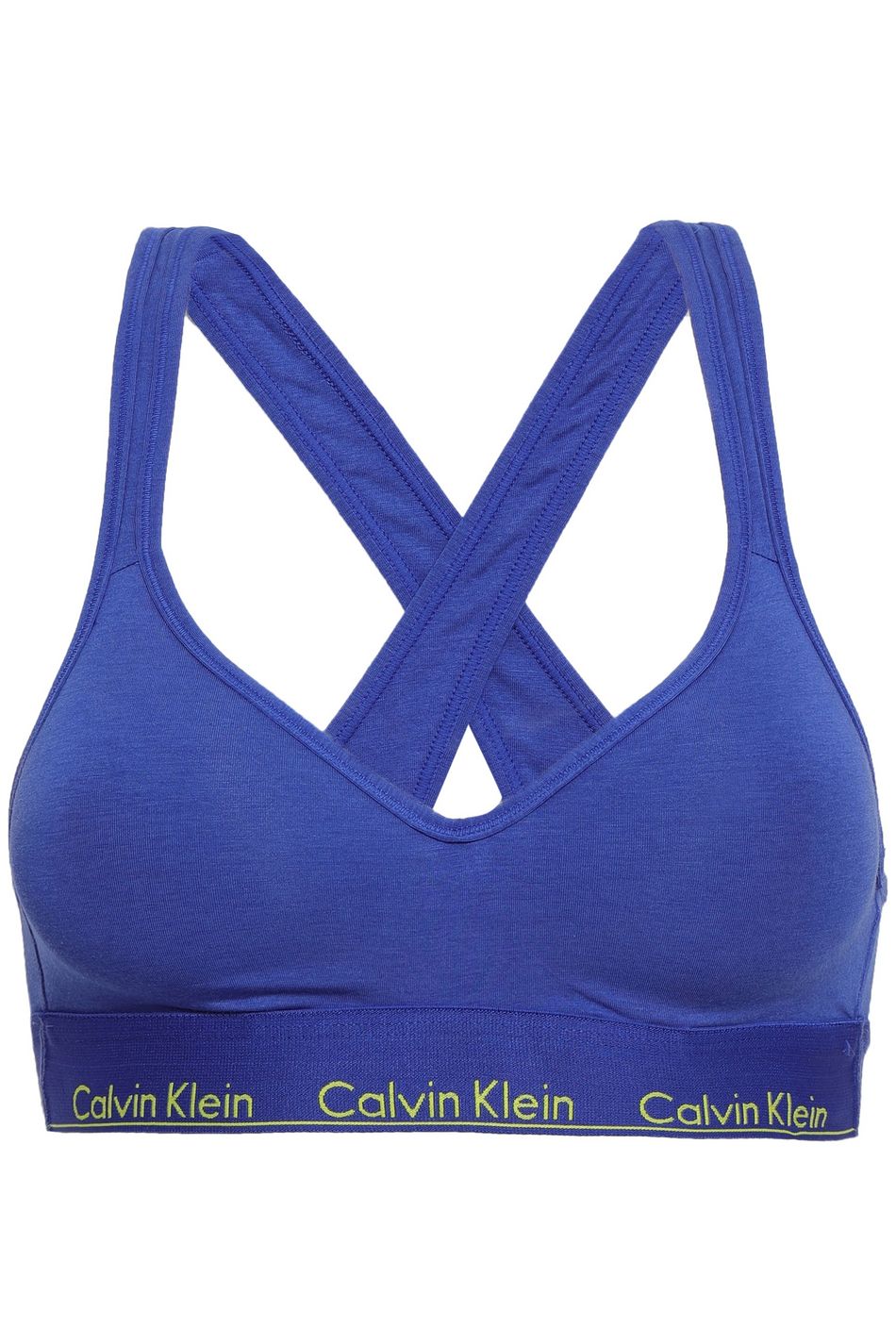calvin klein blue sports bra