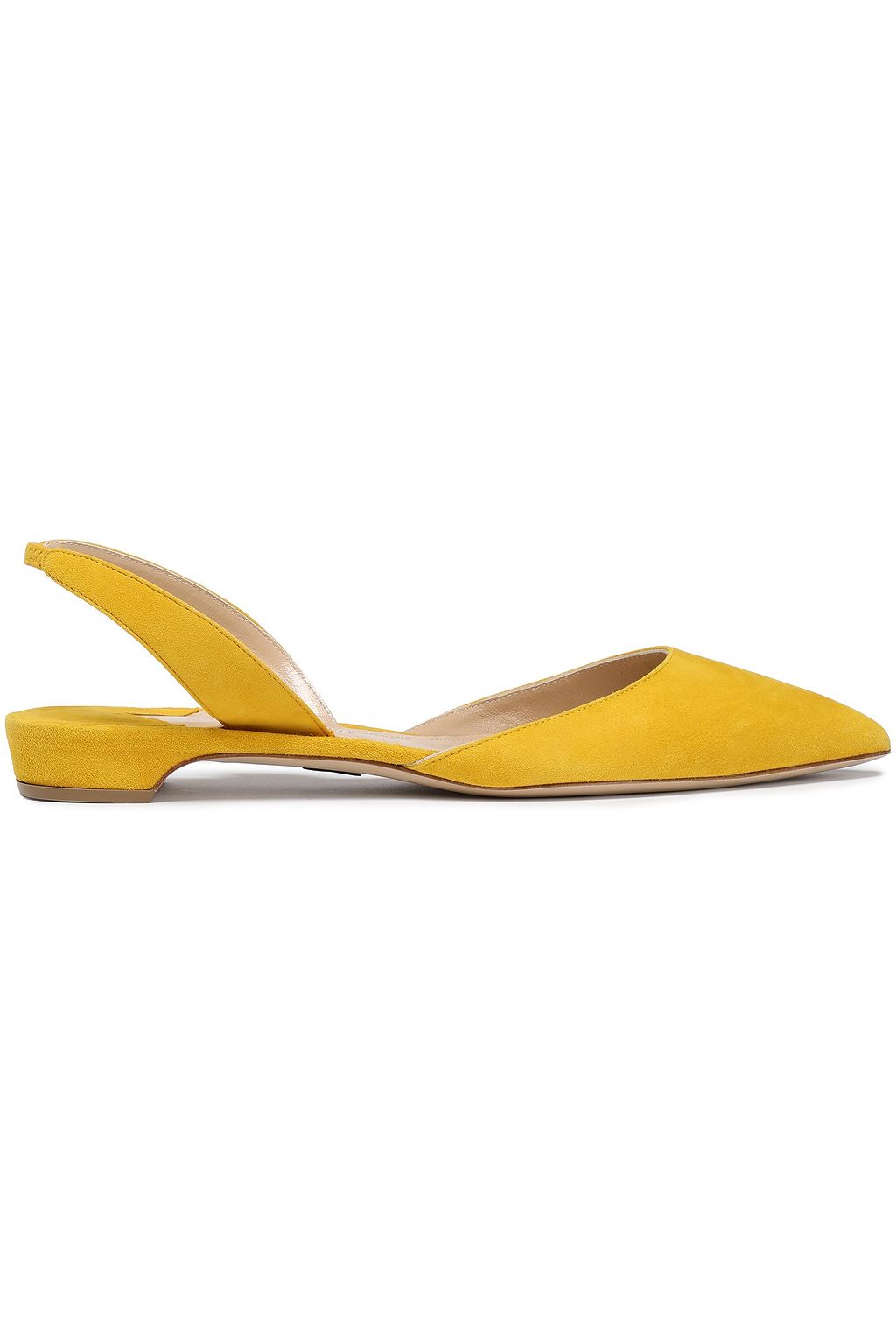 yellow suede flats
