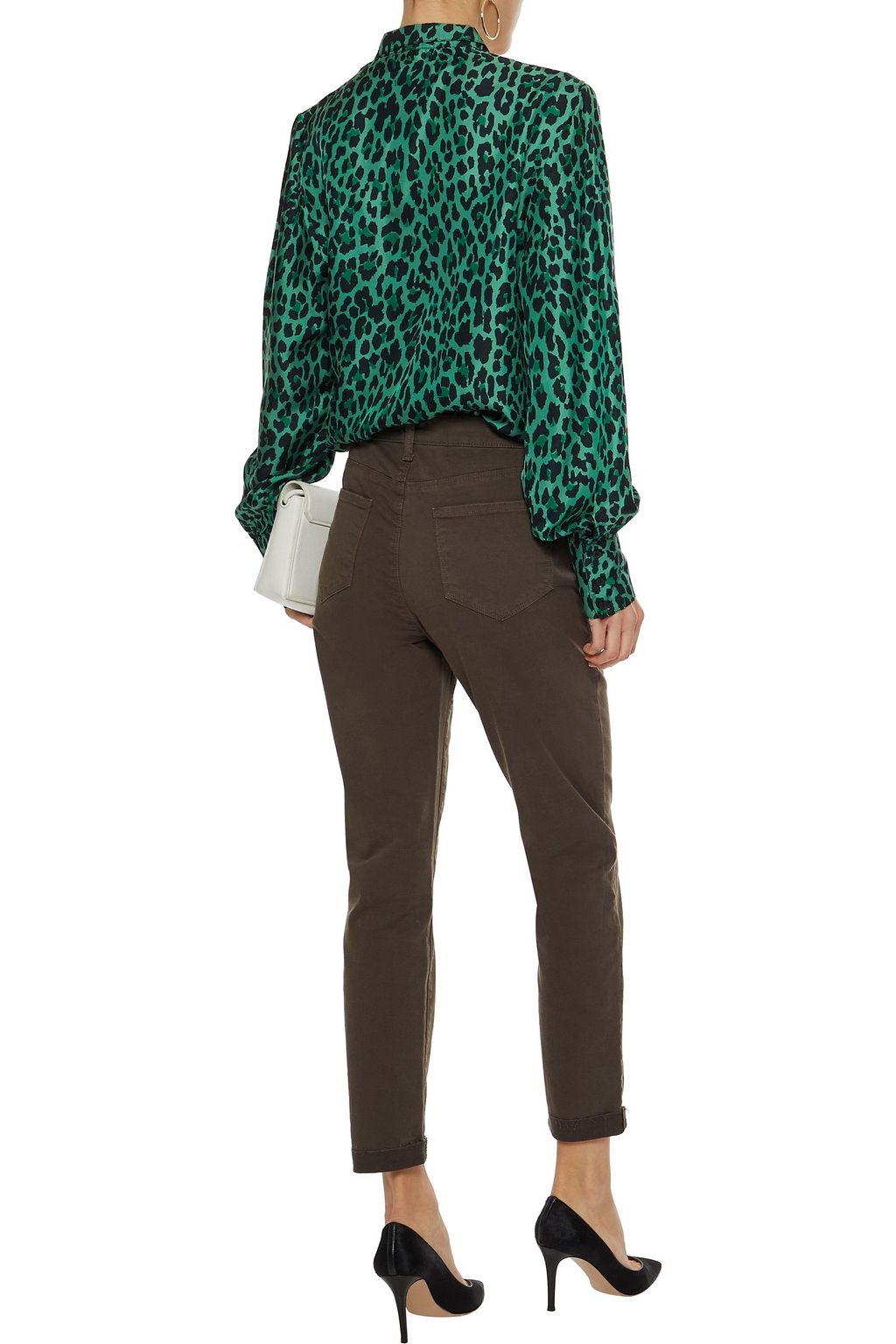 L'AGENCE Rachel cropped mid-rise skinny jeans