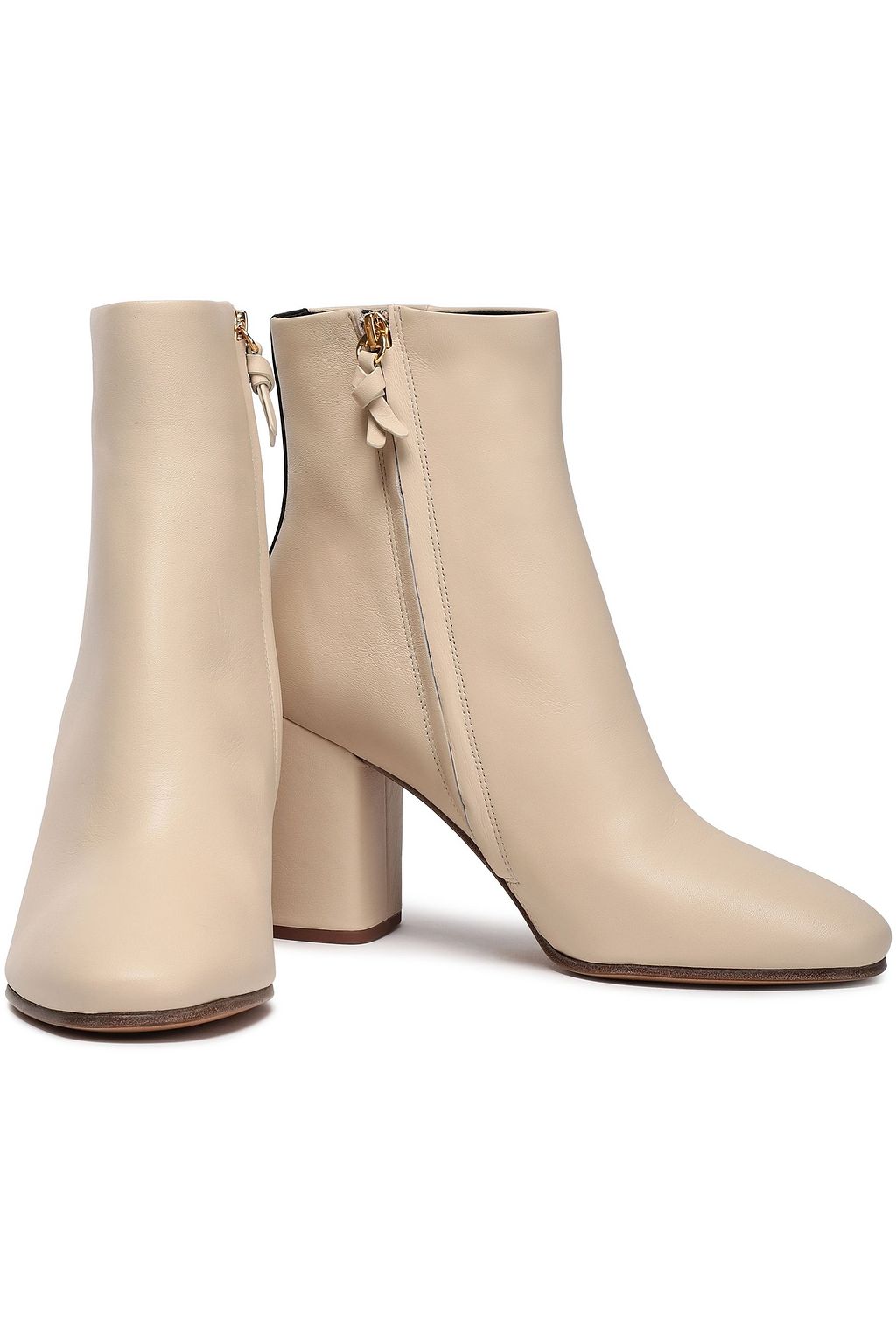 DIANE VON FURSTENBERG Robyn two-tone leather ankle boots