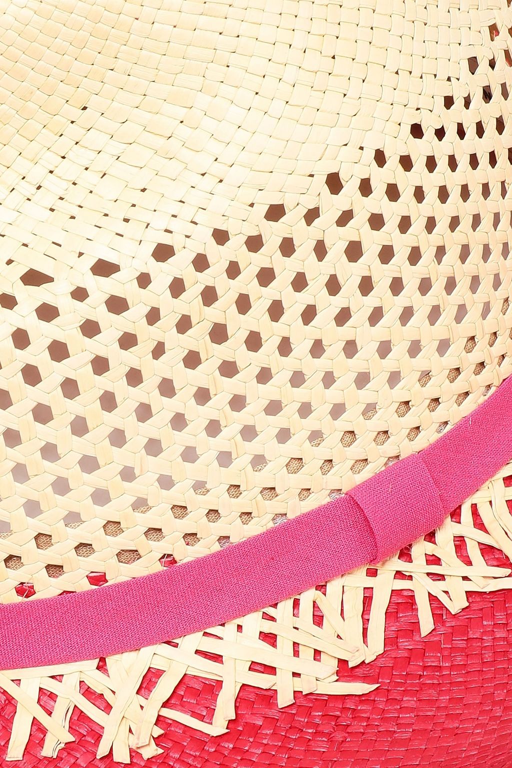 SENSI STUDIO Canvas-trimmed toquilla straw Panama hat