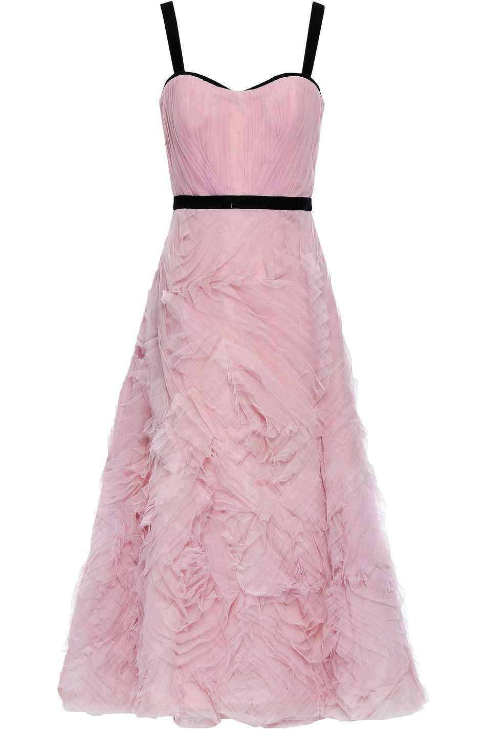 marchesa notte pink dress