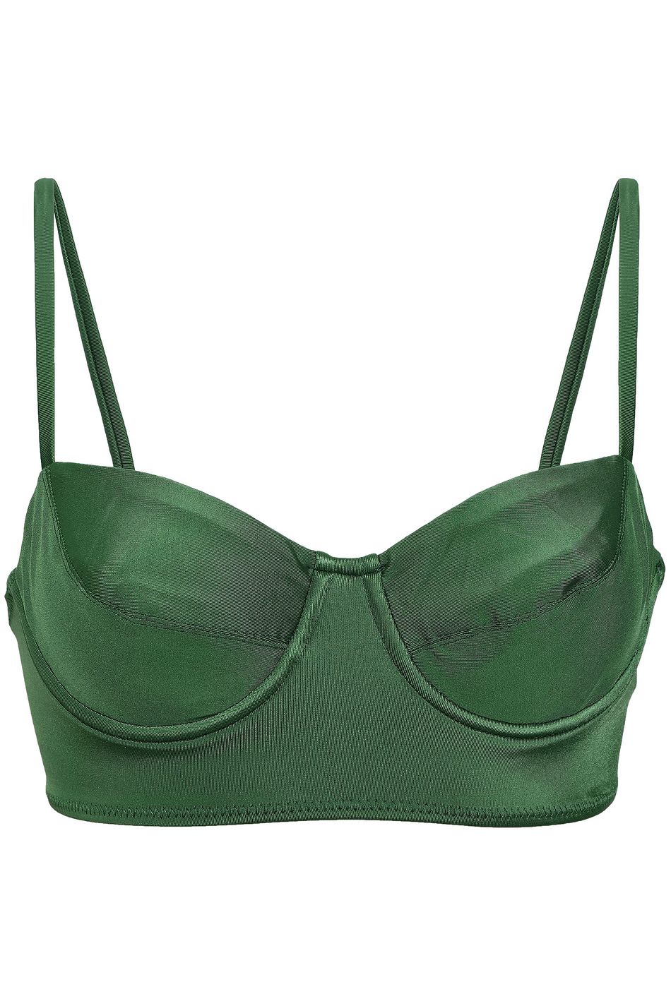 green underwire bikini