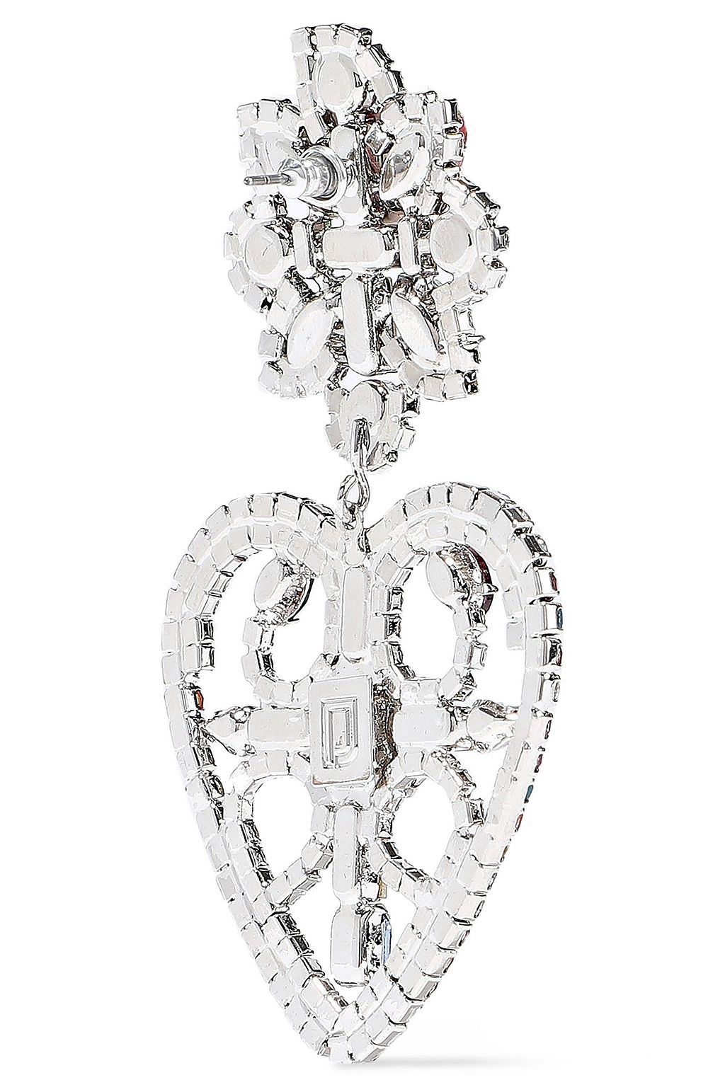 DANNIJO Silver-tone crystal earrings