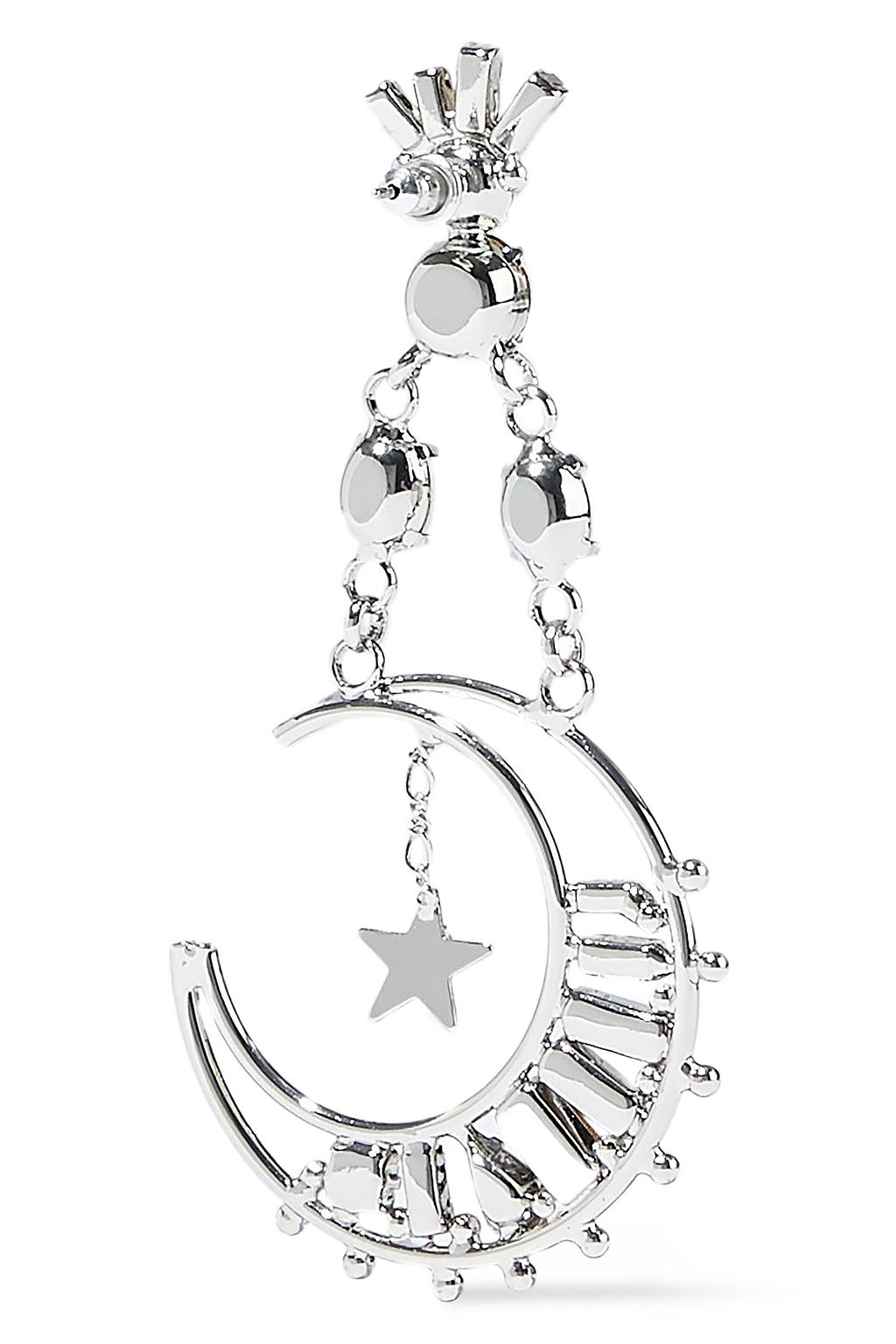 DANNIJO Grianne silver-plated crystal earrings