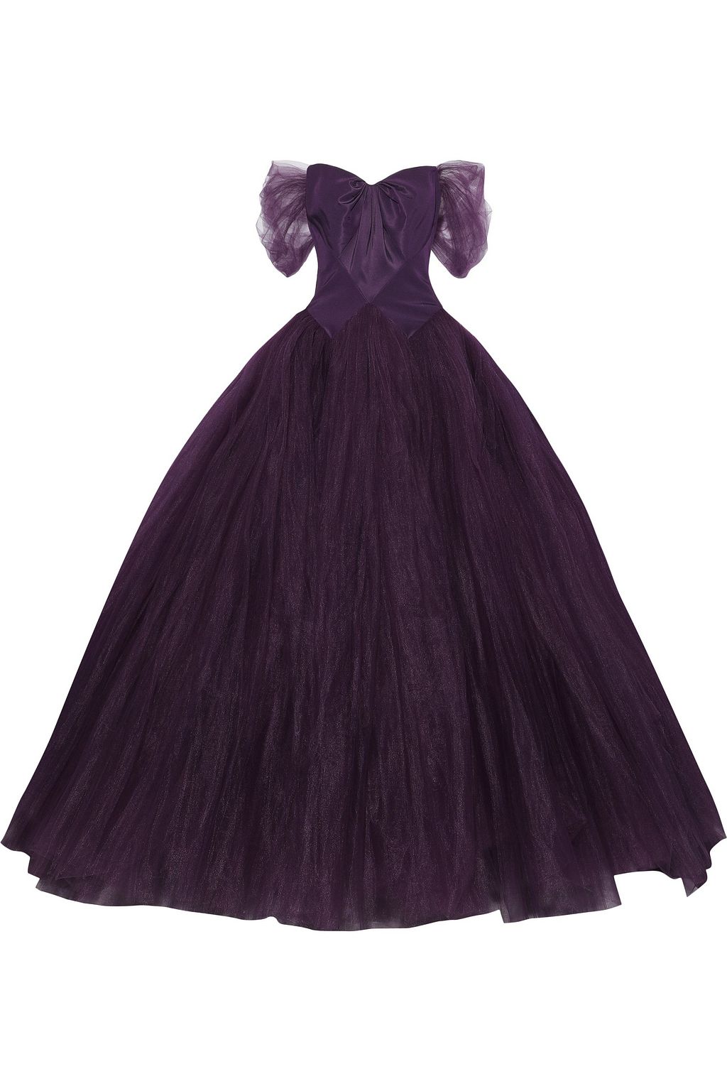 zac posen purple dress
