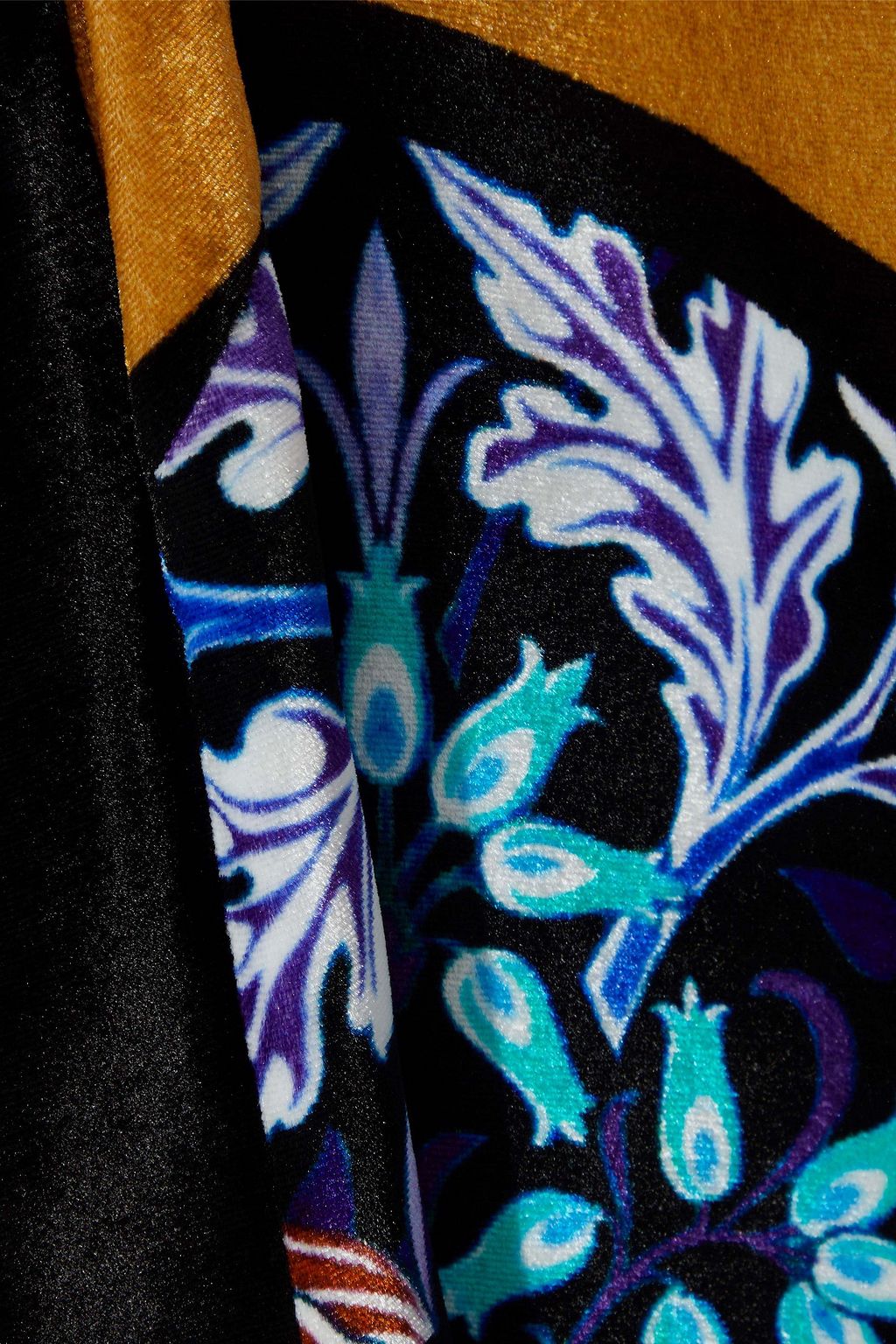 MARY KATRANTZOU Oskar printed velvet midi dress