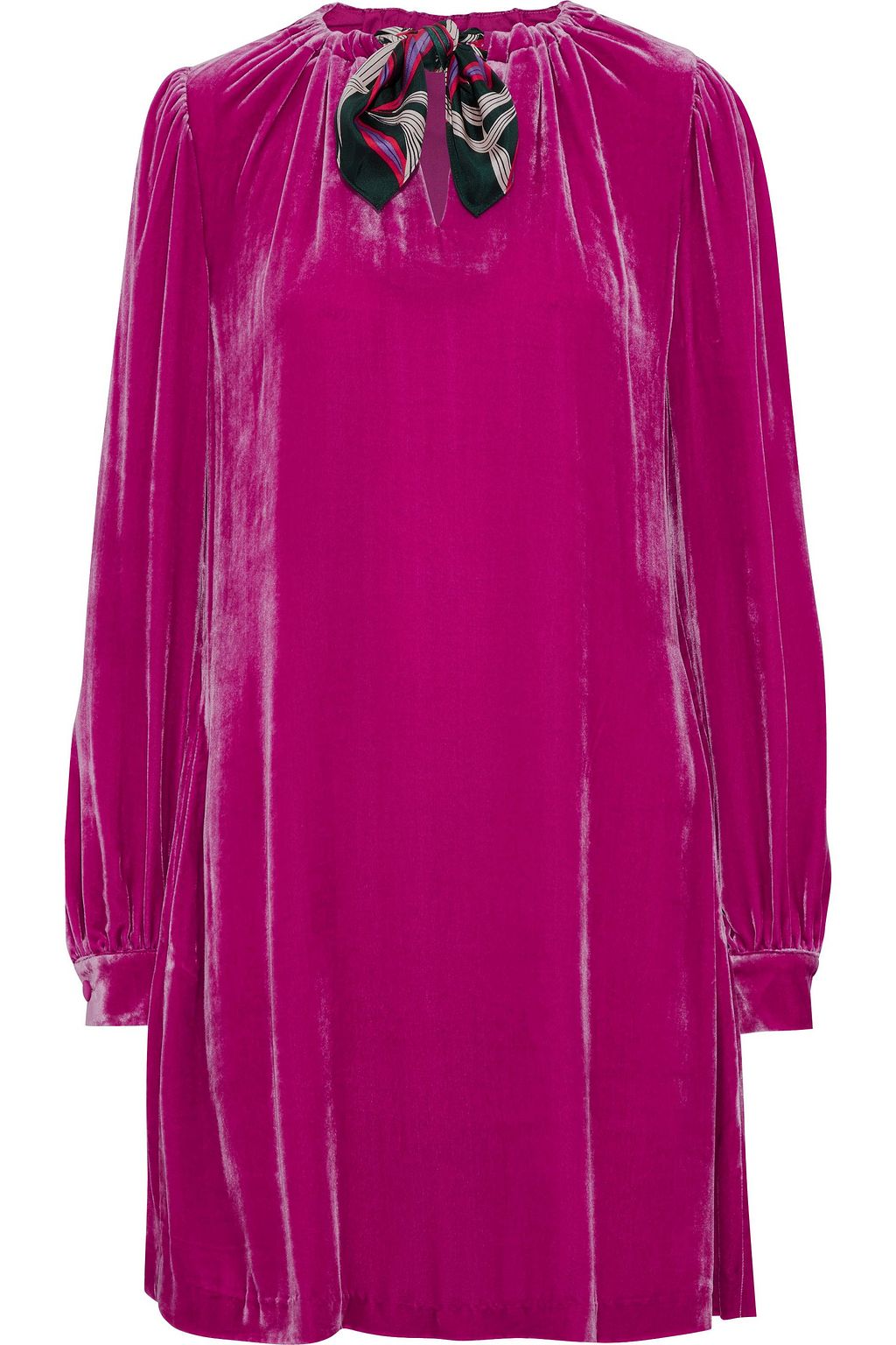 dvf velvet mini dress