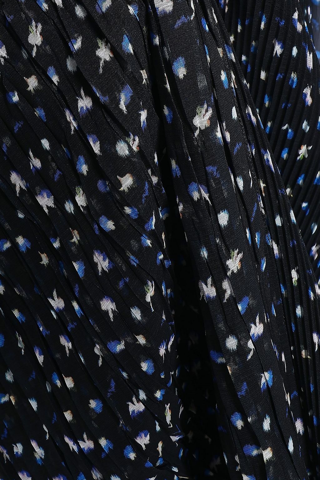 JASON WU Pleated printed georgette midi dress