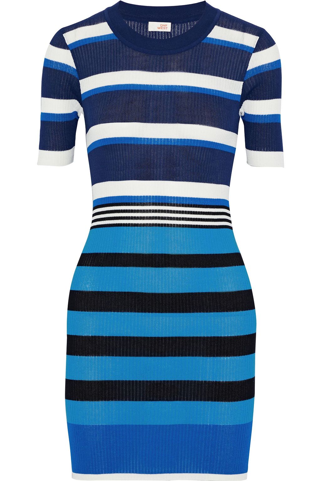 dvf striped dress