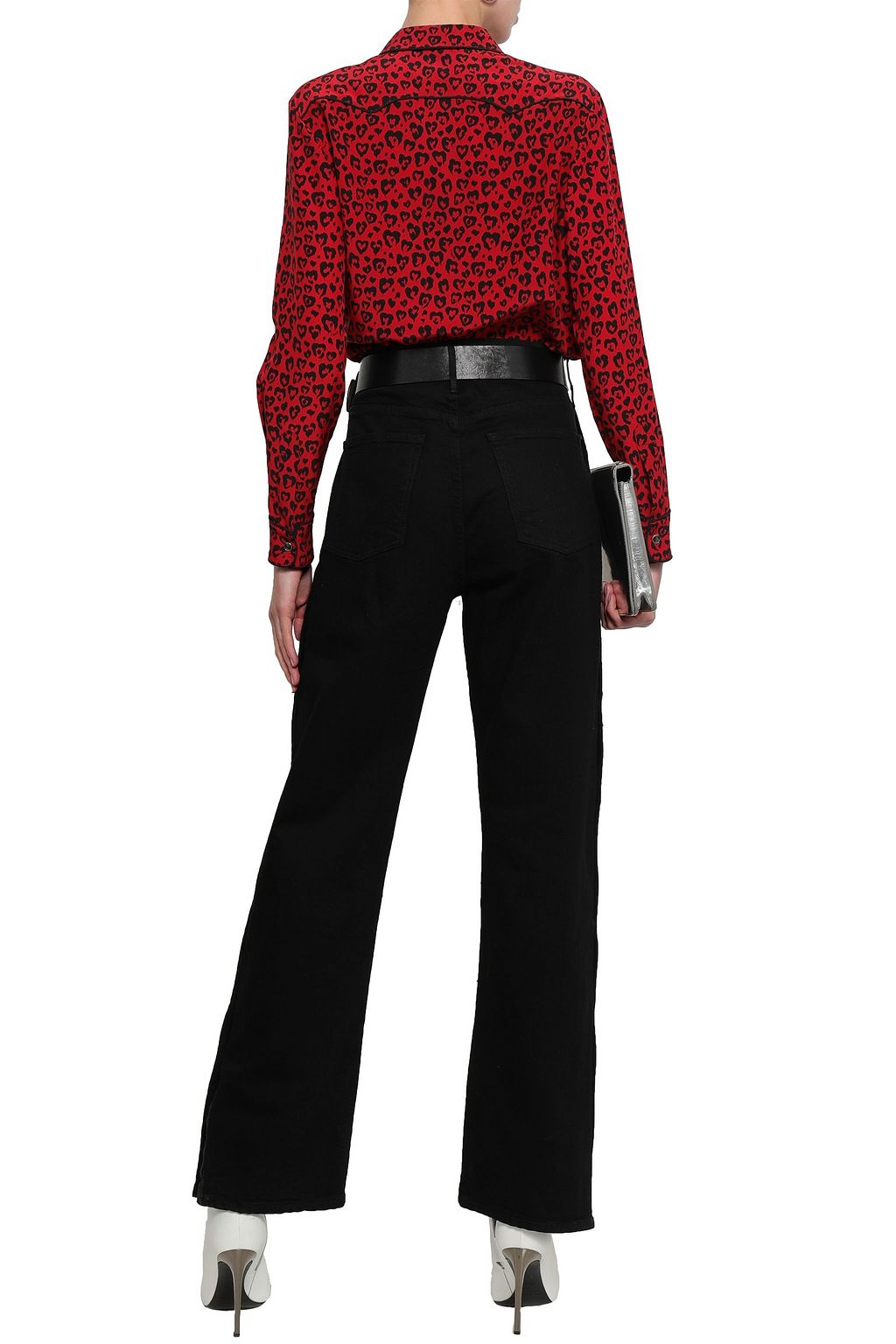 3X1 NYC Snap Away high-rise flared jeans