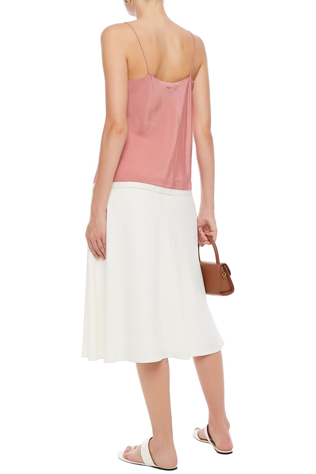 THEORY Crinkled twill camisole
