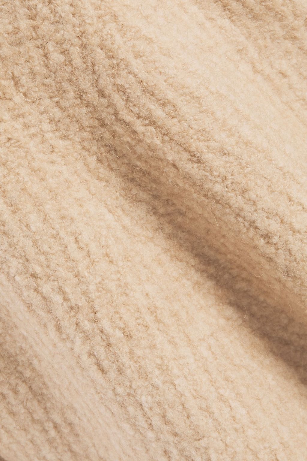 THEORY Bouclé-knit merino wool-blend turtleneck sweater