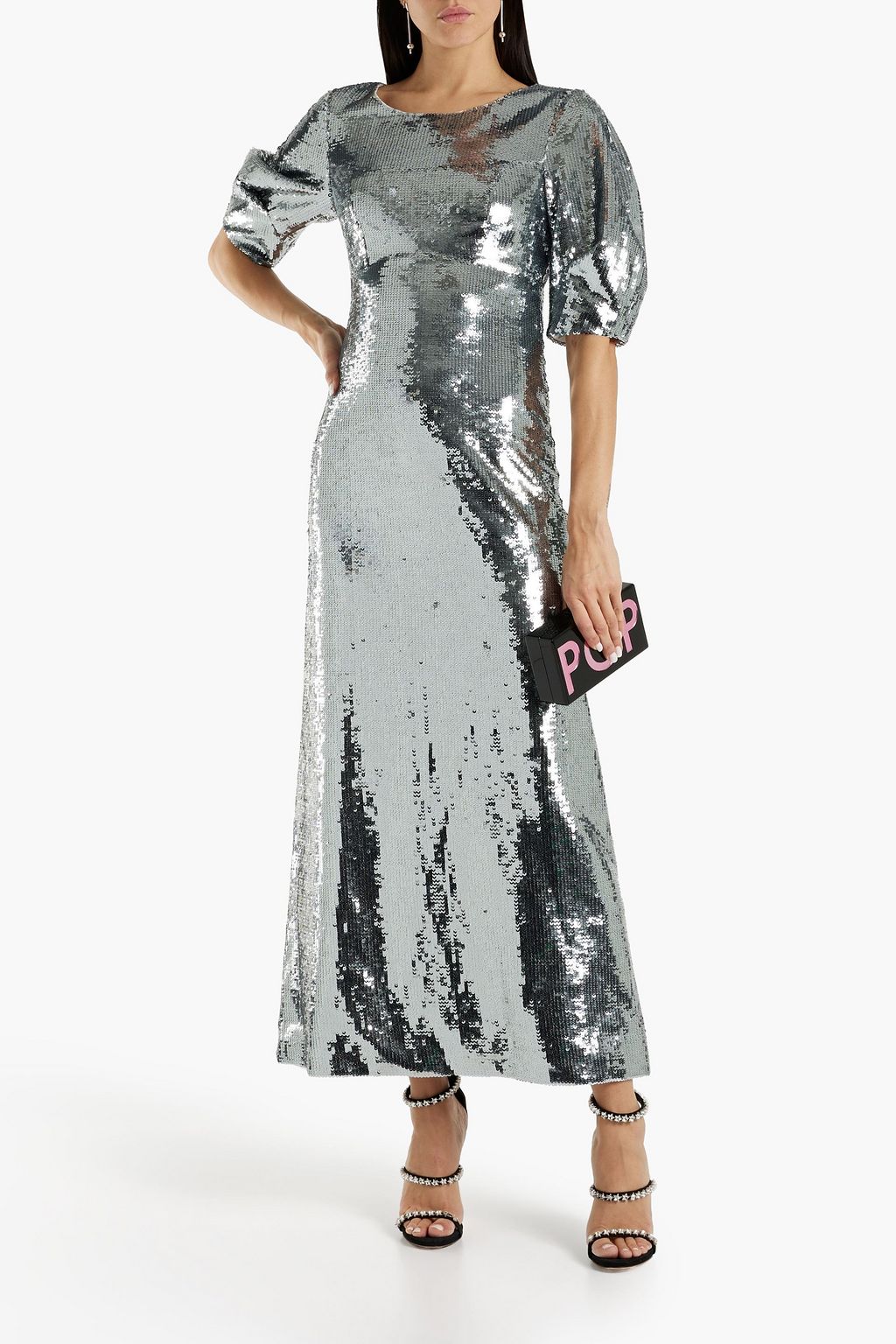 HUISHAN ZHANG Alessia sequined crepe gown