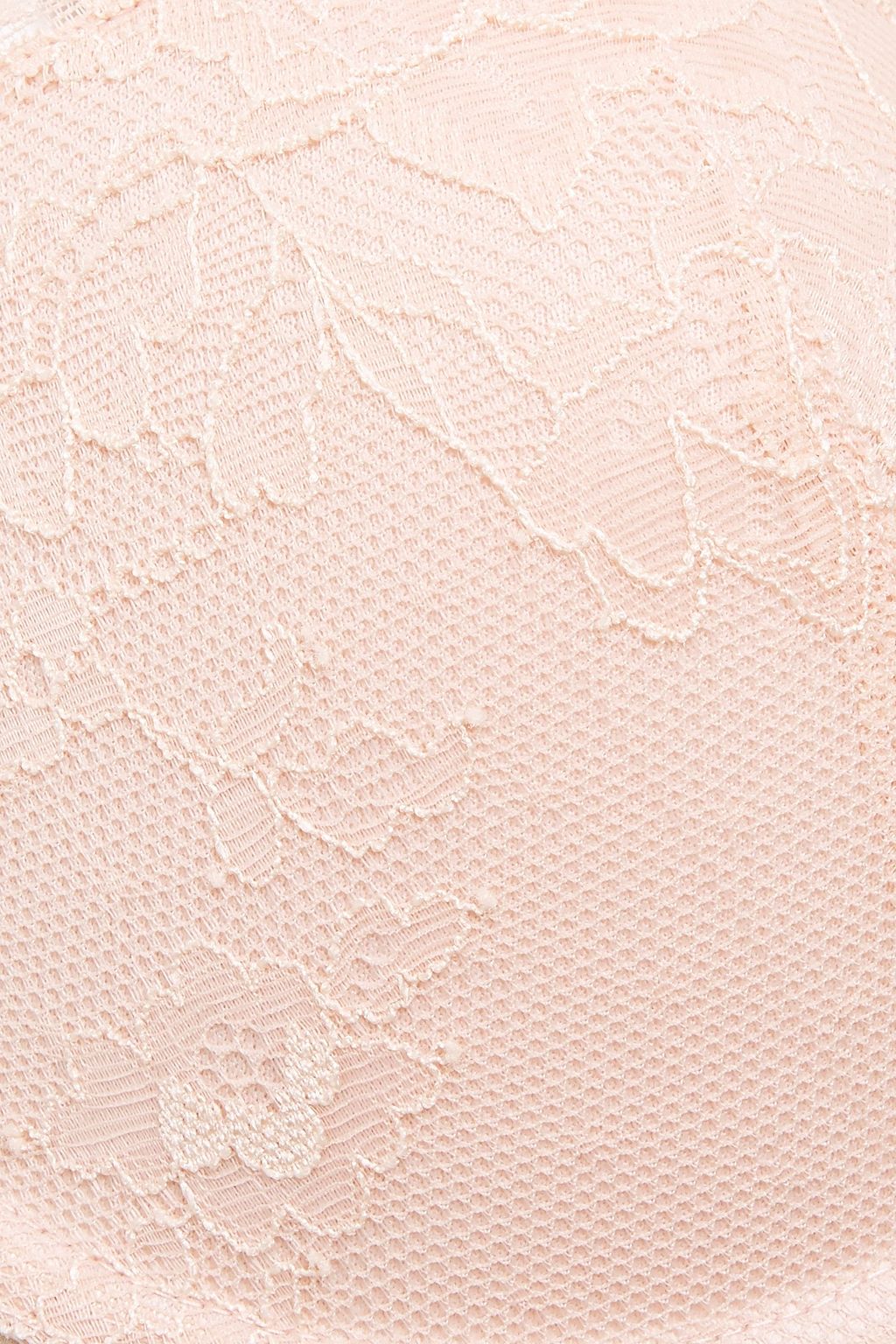 STELLA MCCARTNEY Isla Waving stretch-Leavers lace underwired contour bra