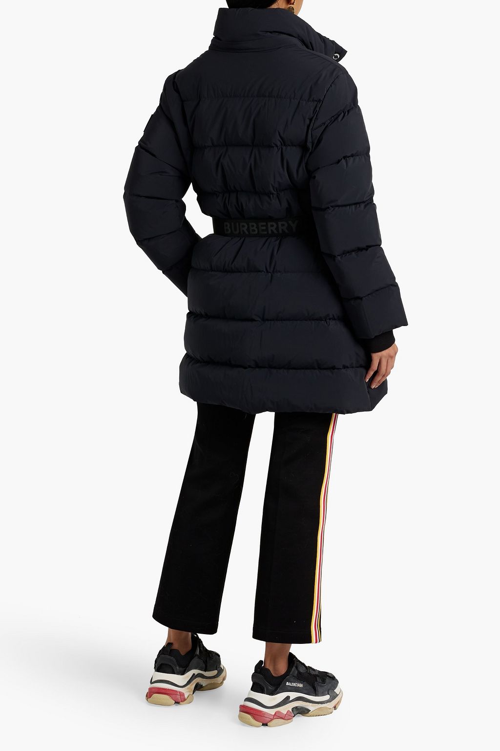 BURBERRY Quilted shell hooded coat