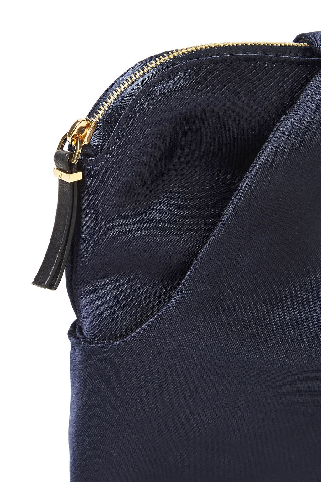 THE ROW Wristlet knotted satin clutch