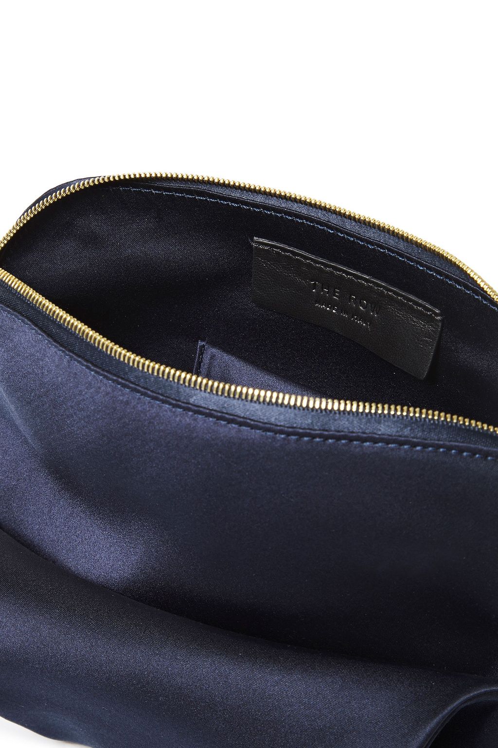 THE ROW Wristlet knotted satin clutch