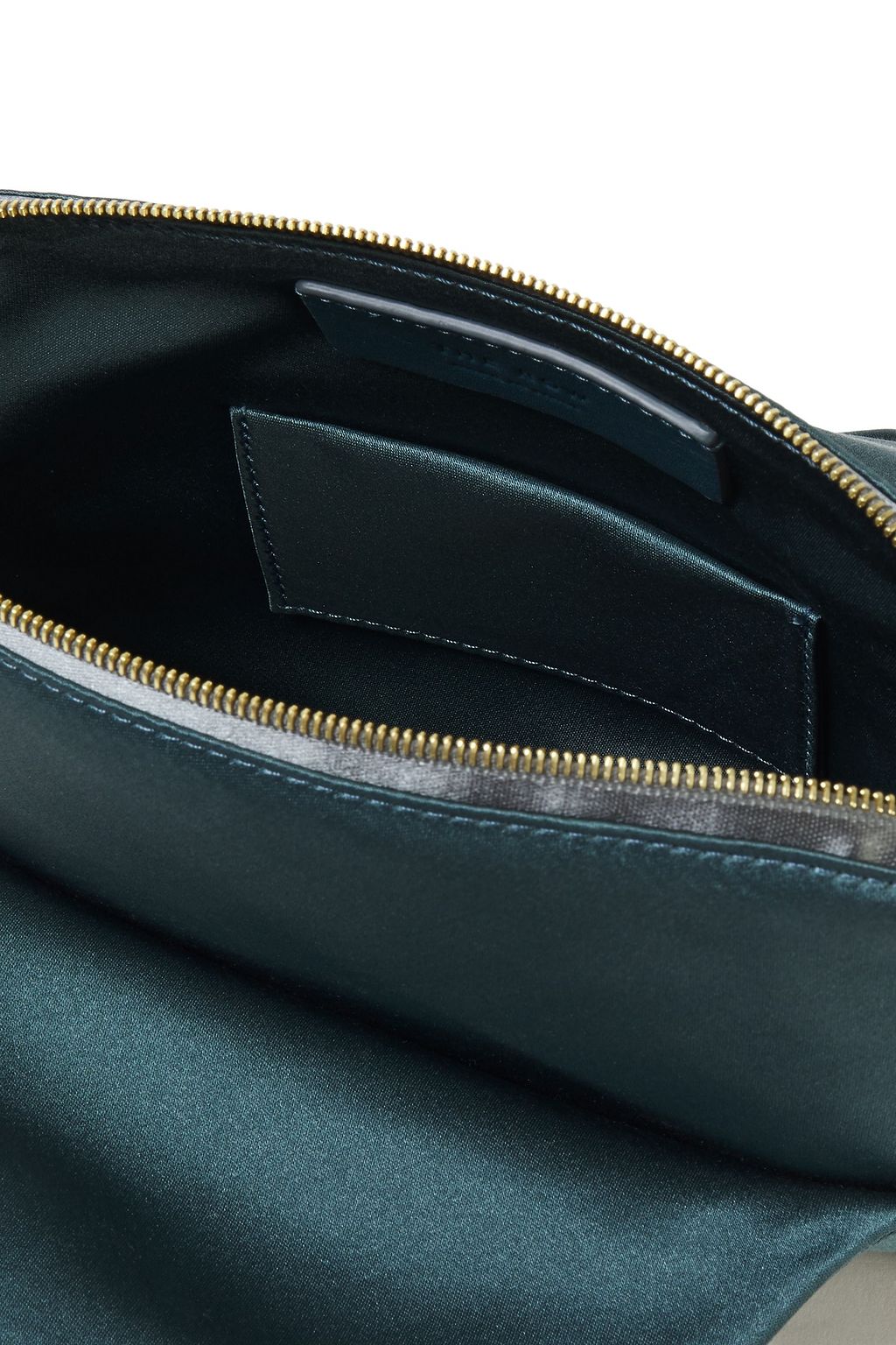 THE ROW Wristlet knotted satin clutch