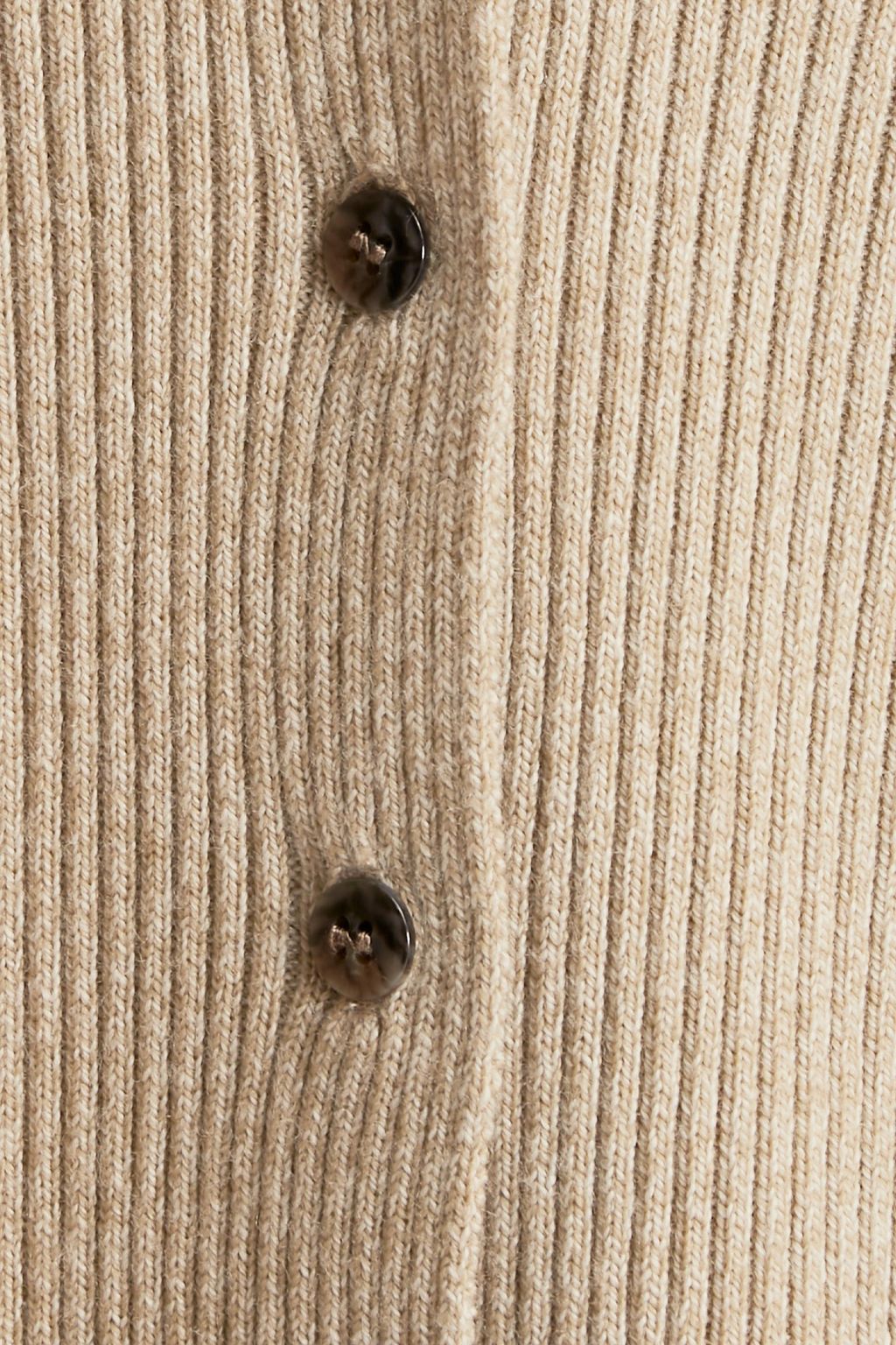 NANUSHKA Ribbed mélange wool-blend shirt