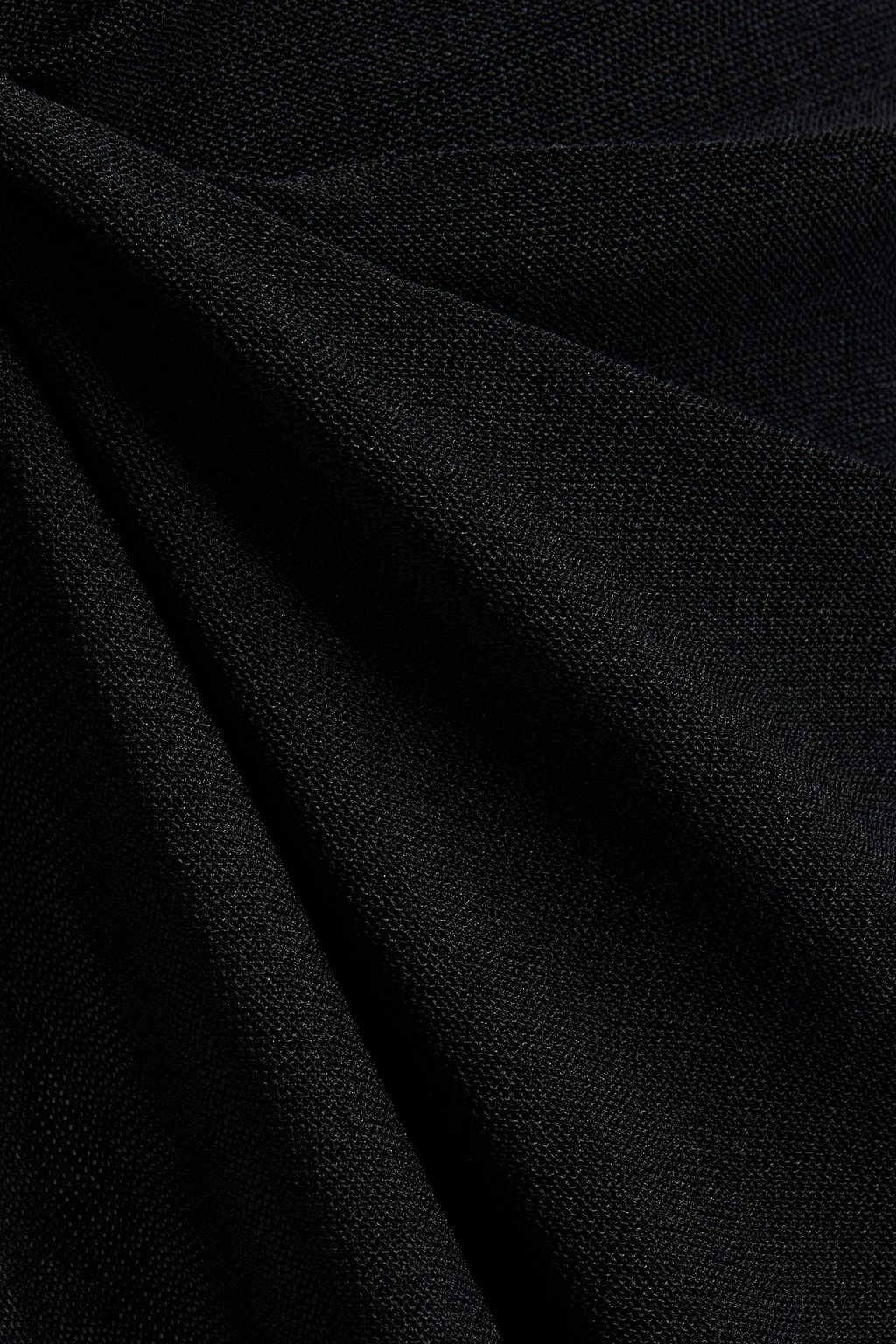 DION LEE Wrap-effect knitted midi dress