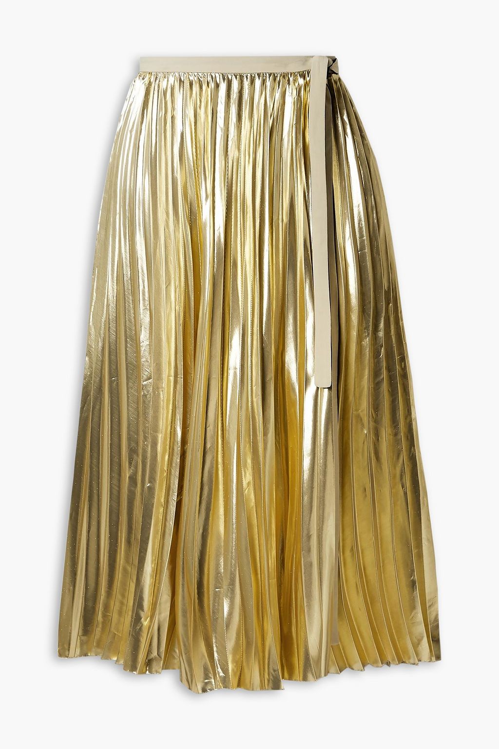 Gold lame on sale skirt