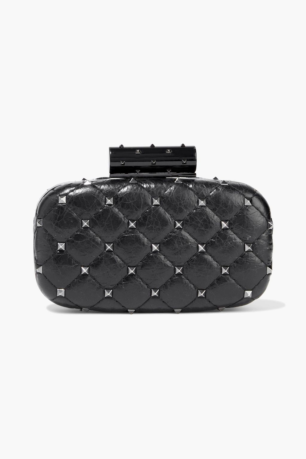 valentino rockstud spike clutch