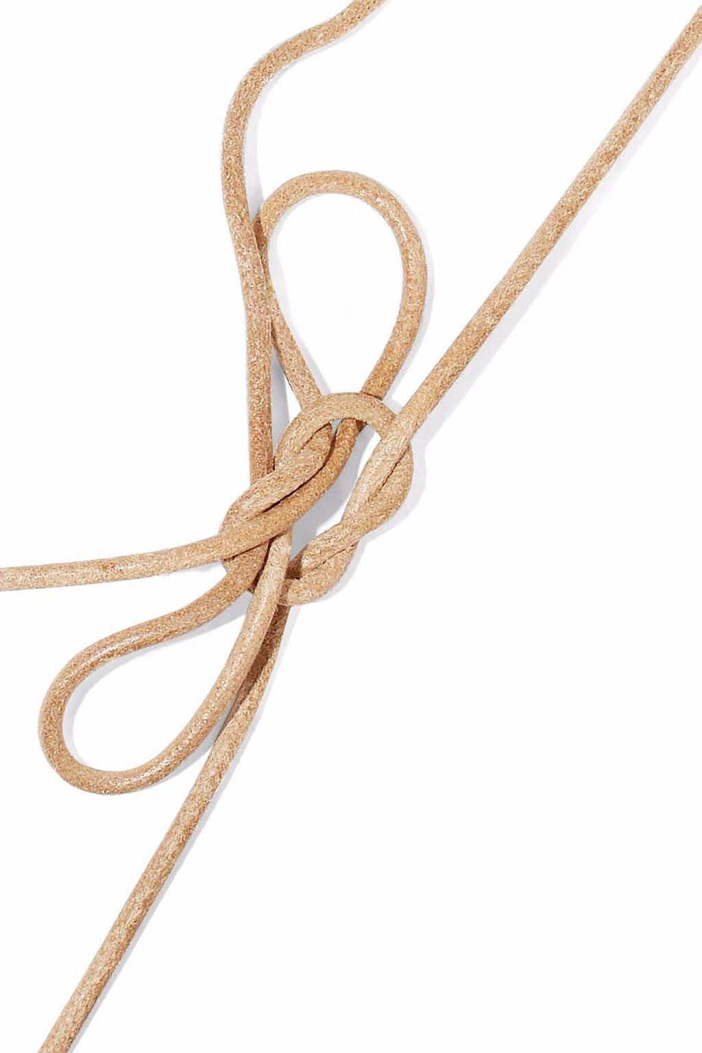 VALENTINO GARAVANI Coated cord and ceramic necklace