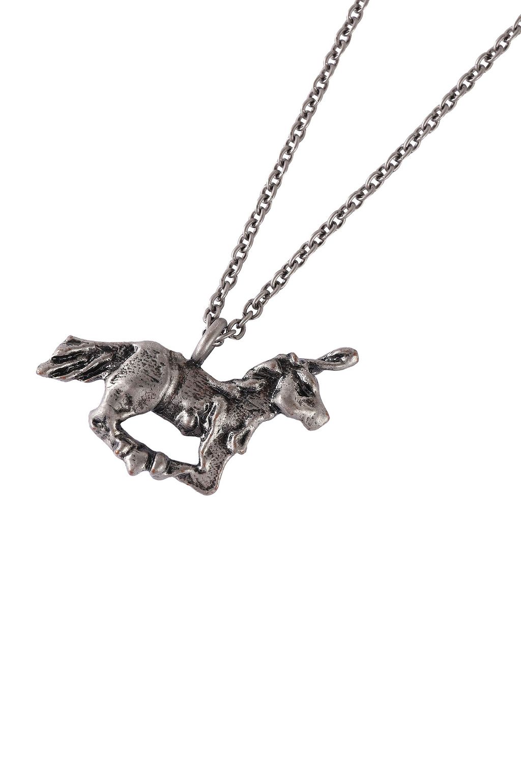 VALENTINO GARAVANI Burnished silver-tone necklace