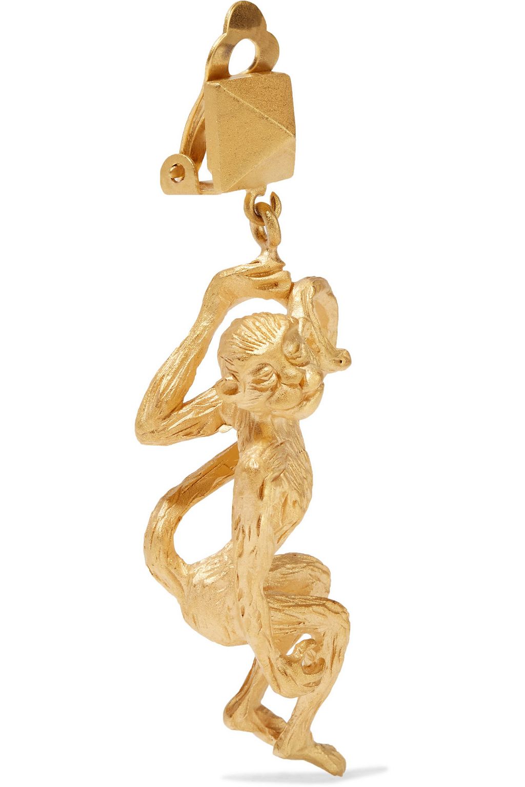 VALENTINO GARAVANI Gold-tone clip earrings