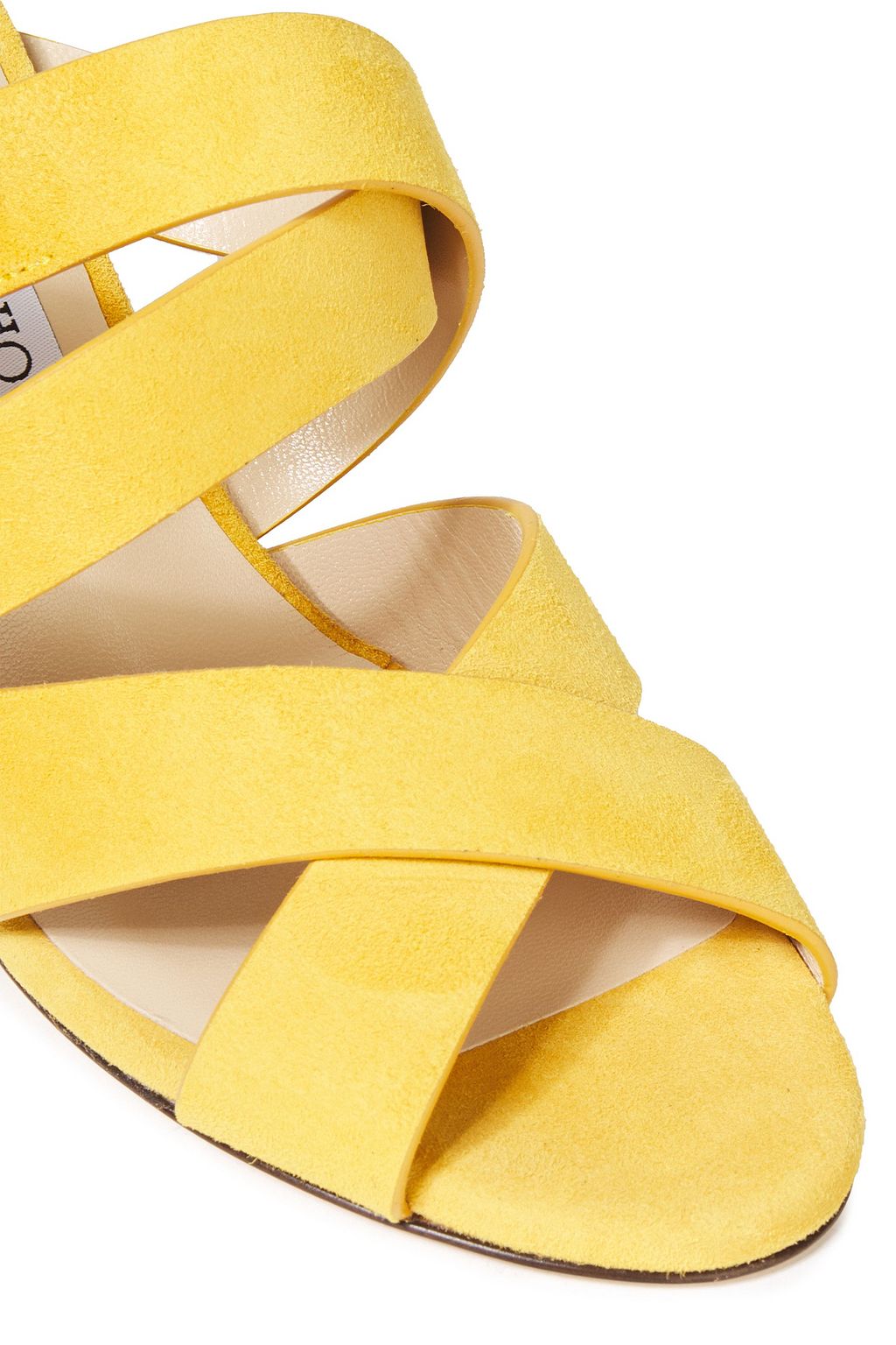 JIMMY CHOO Delila 85 suede wedge mules